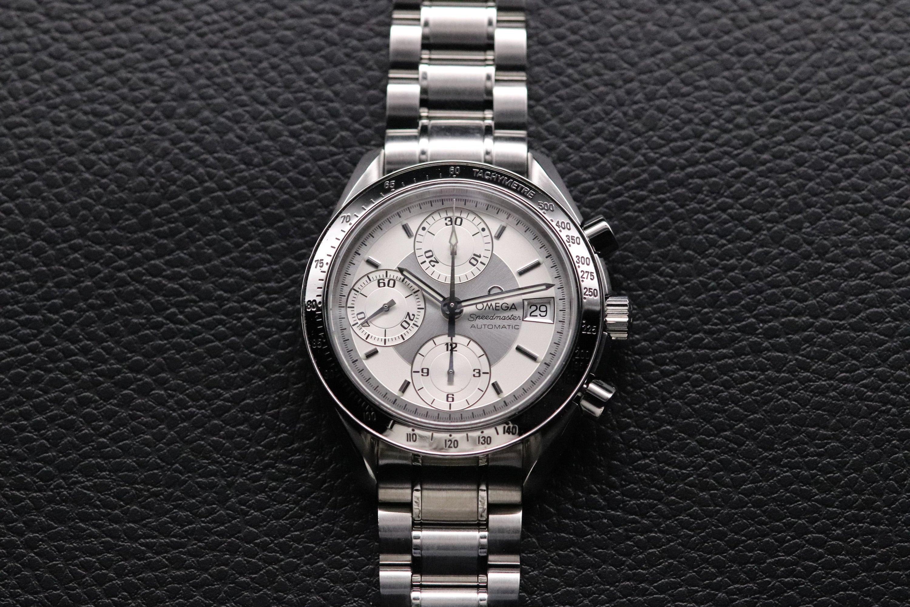 Omega Speedmaster Date 3513.30 SIlver Dial 1998