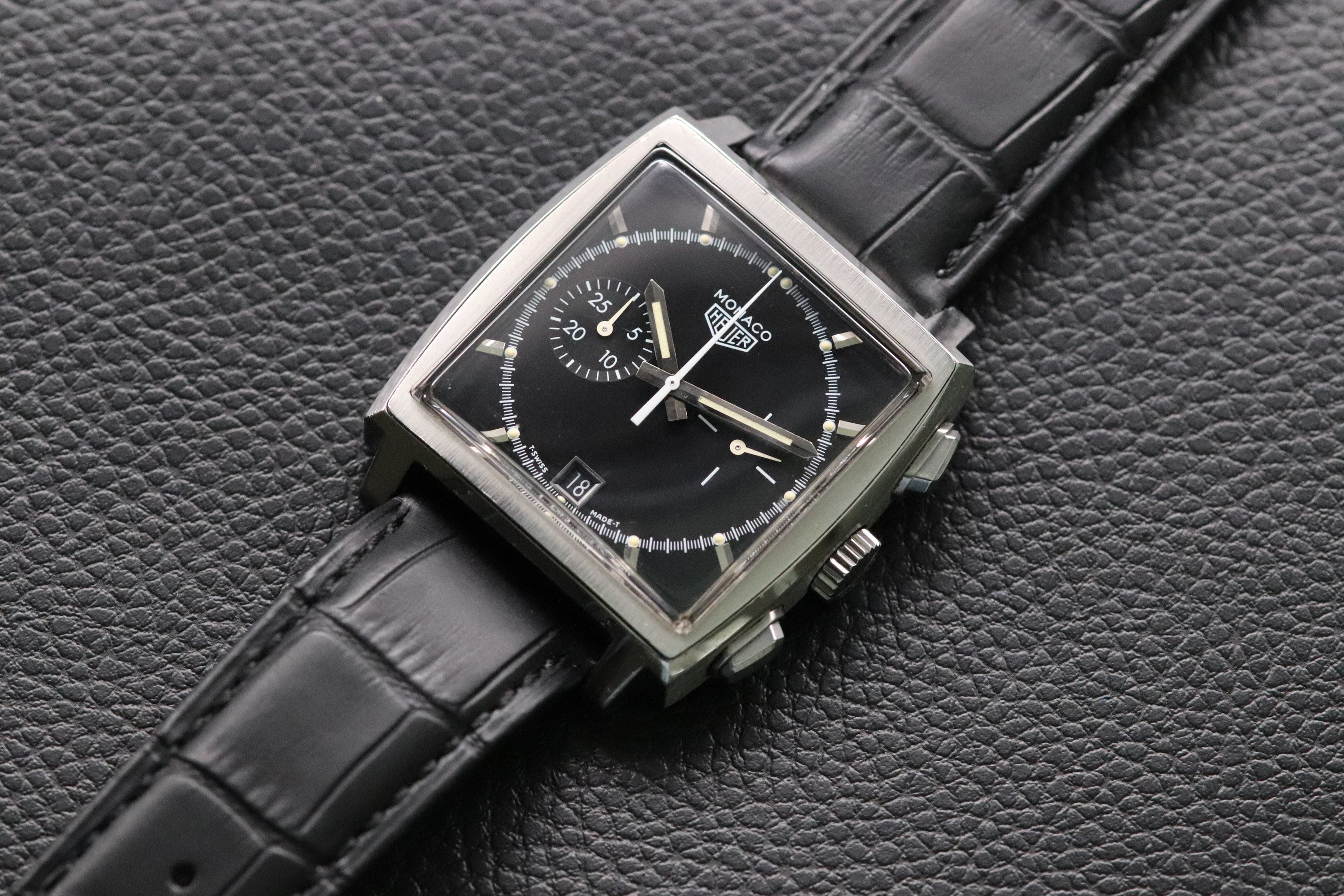 Tag Heuer Monaco CS2110 Black Dial 1997