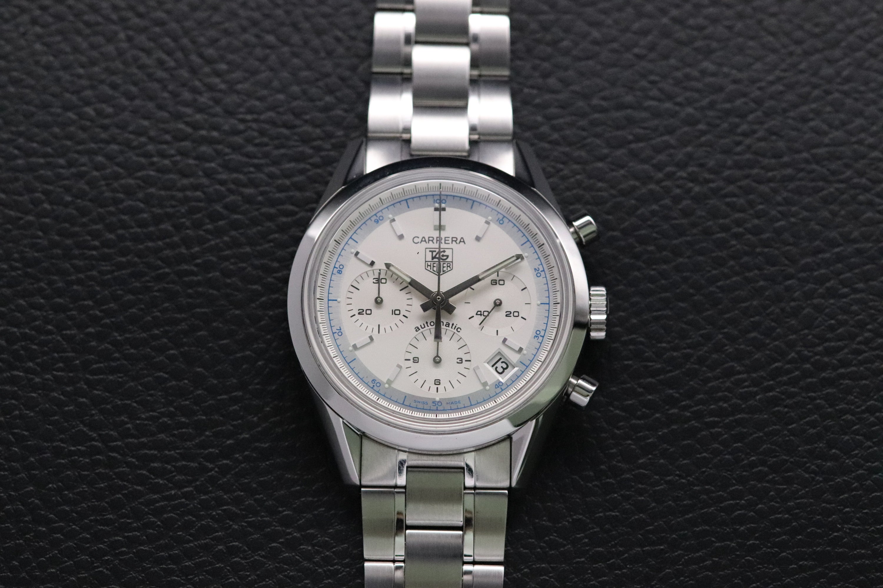 Tag Heuer Carrera Caliber 17 CV2110 Silver Dial 2003