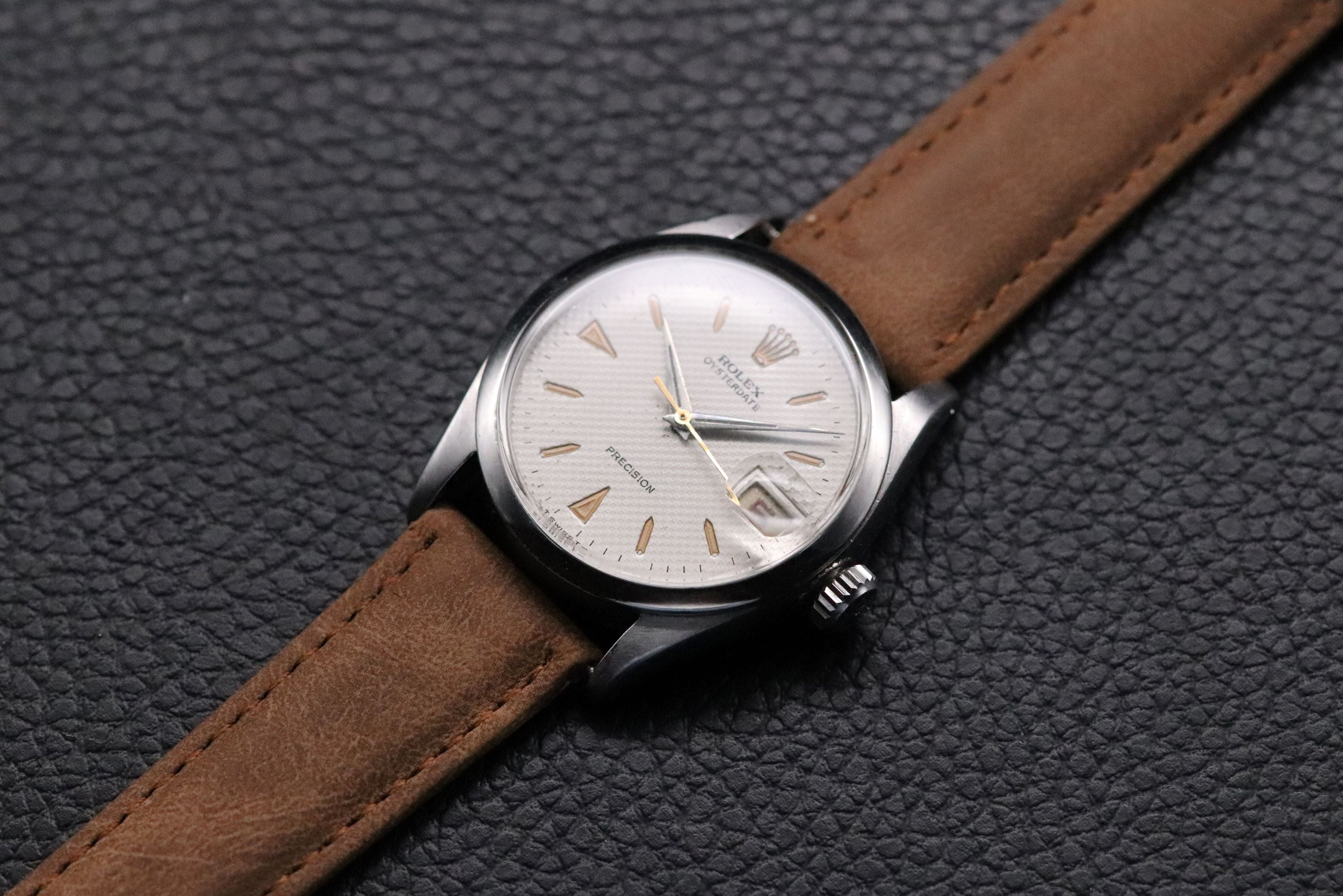 Rolex Oysterdate 6294 Waffle Dial