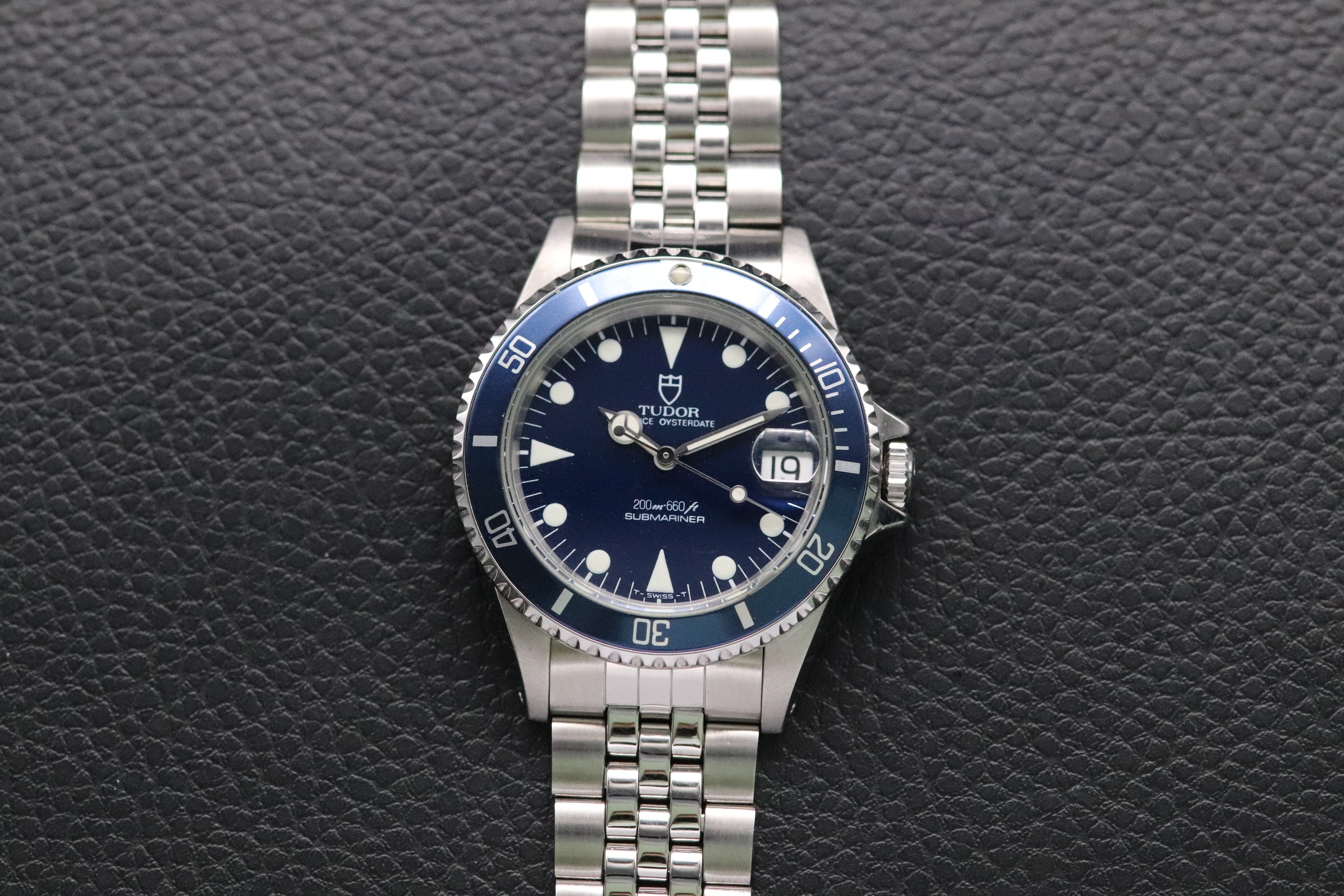 Tudor Submariner 75090 Blue Dial 1990