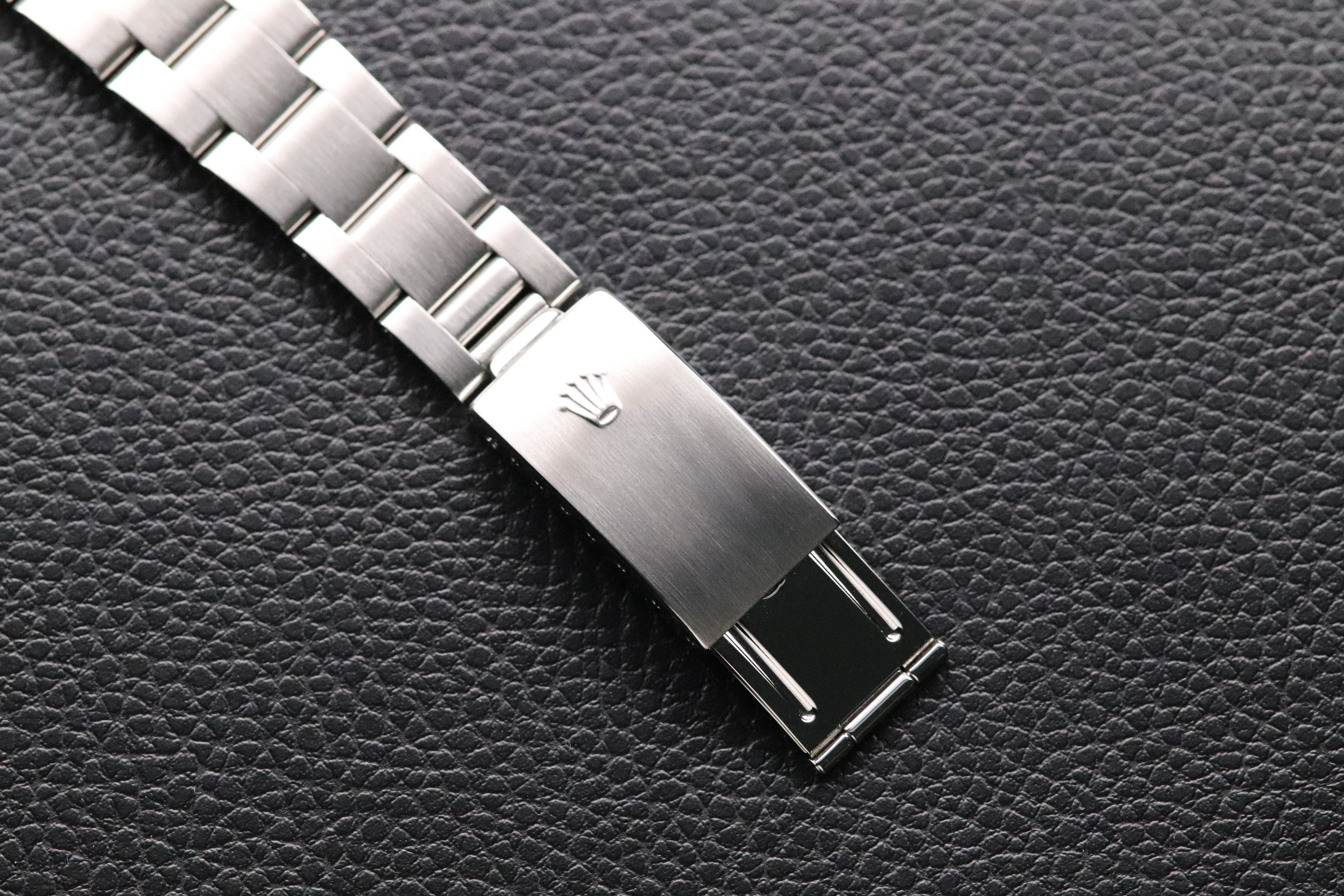 Rolex Date 15210 Black Dial Fullset 2002 Box+Papers