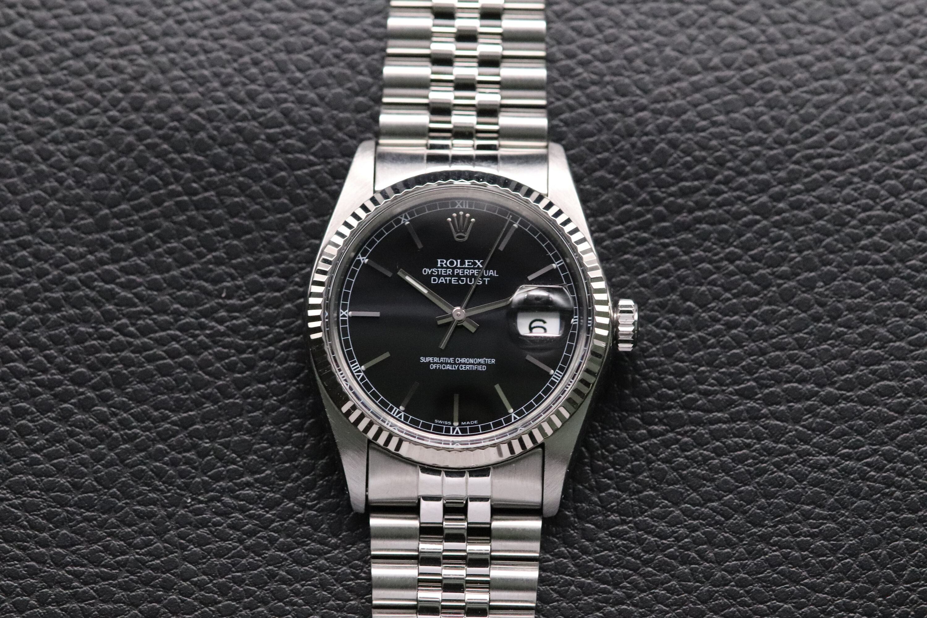 Rolex Datejust 16014 Black Dial 1985
