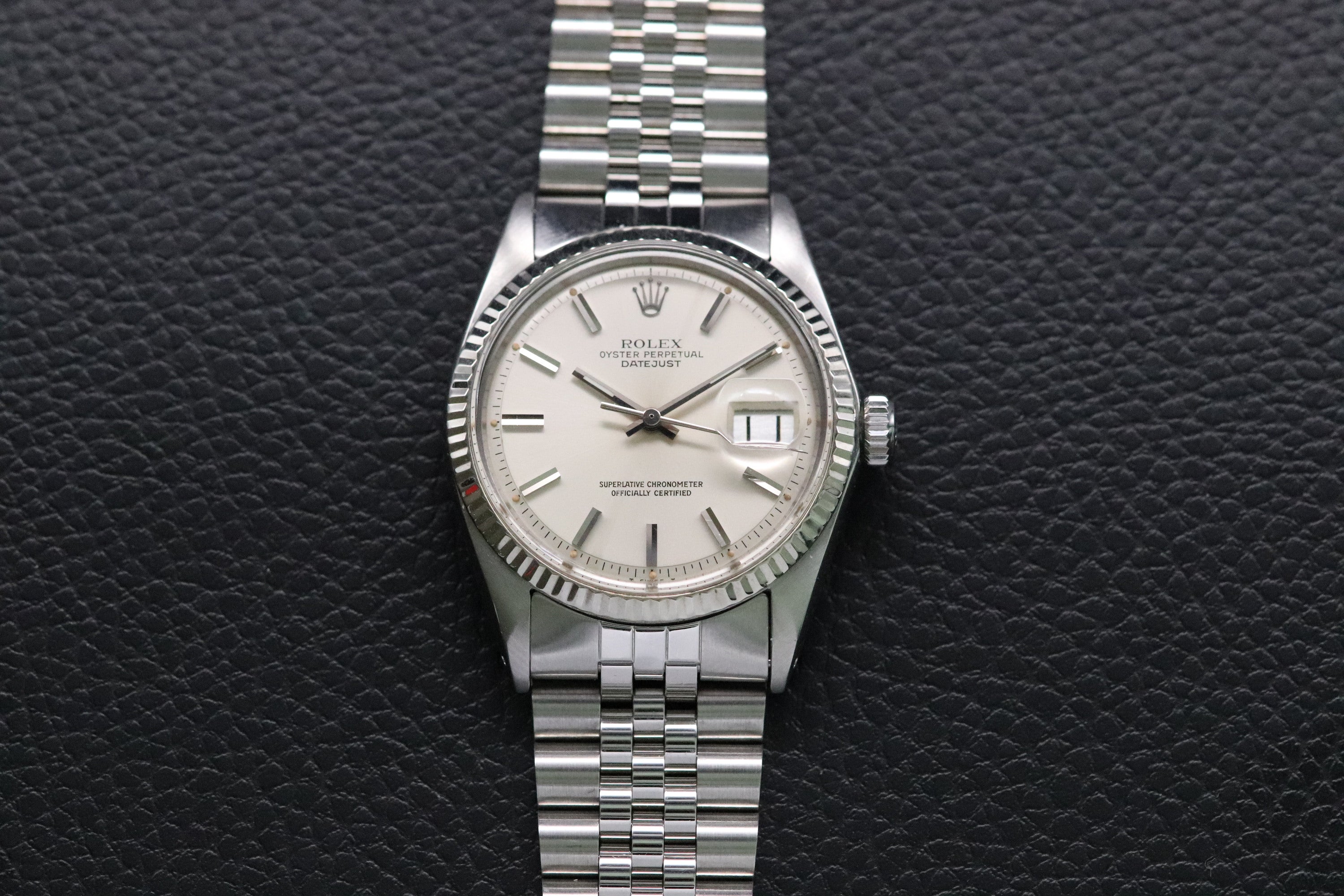 Rolex Datejust 1601 Silver Dial Papers 1977