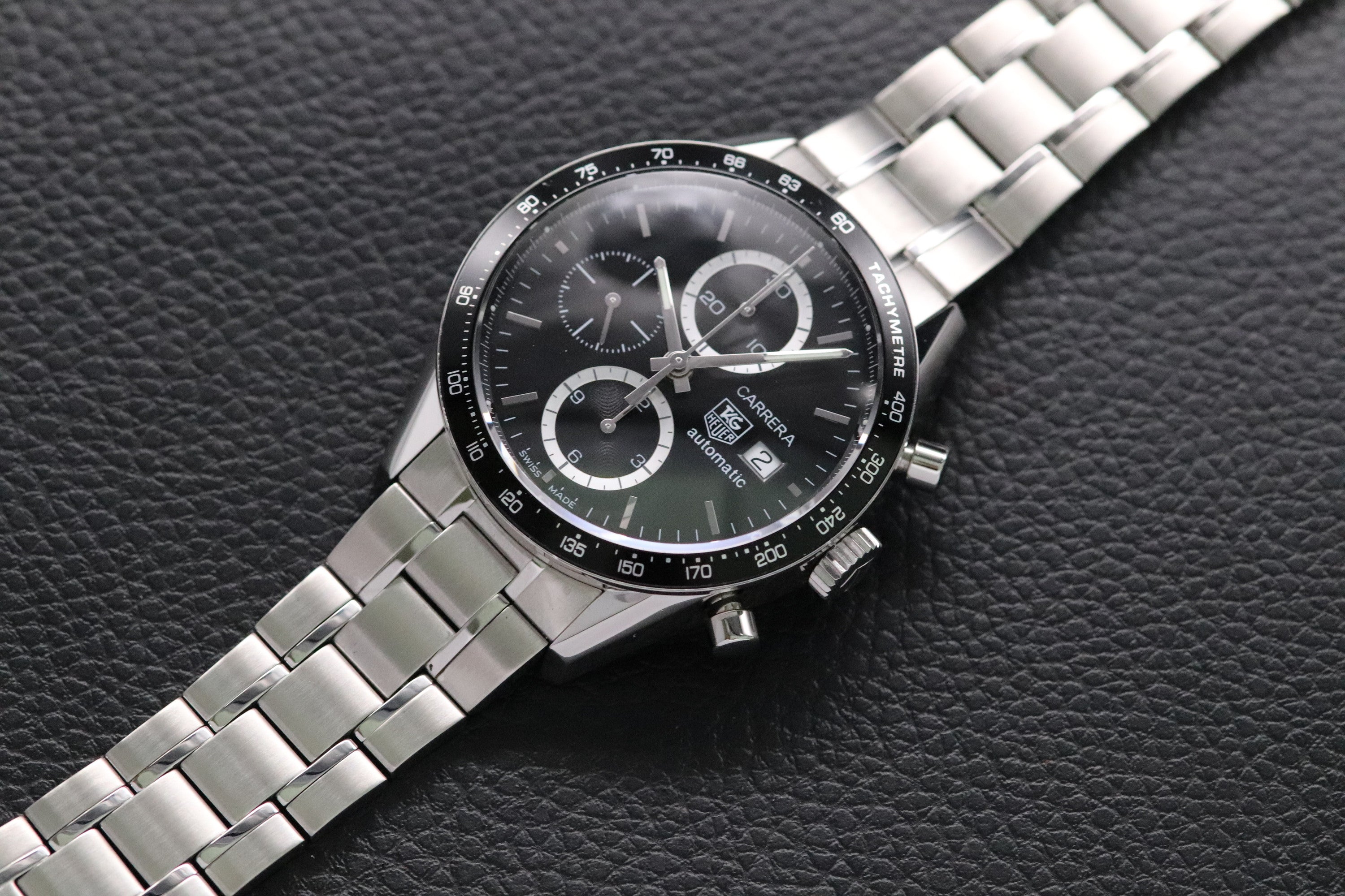 Tag Heuer Carrera Caliber 16 CV2010 Black Dial 2015