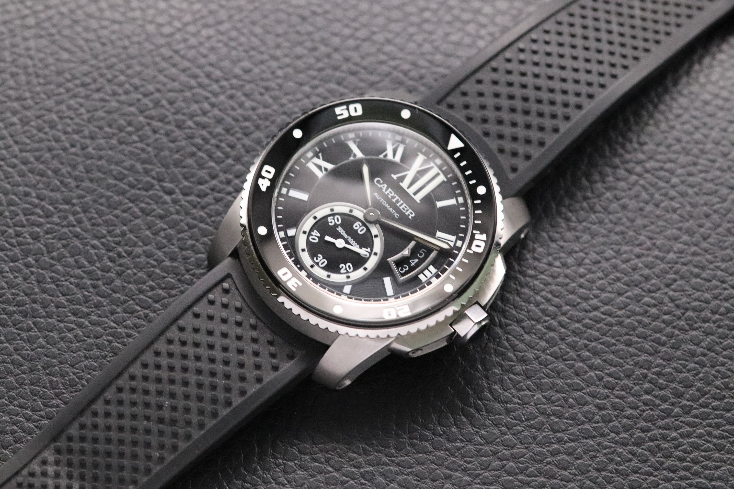 Cartier Calibre de Cartier W7100056 Rubber Strap 2016