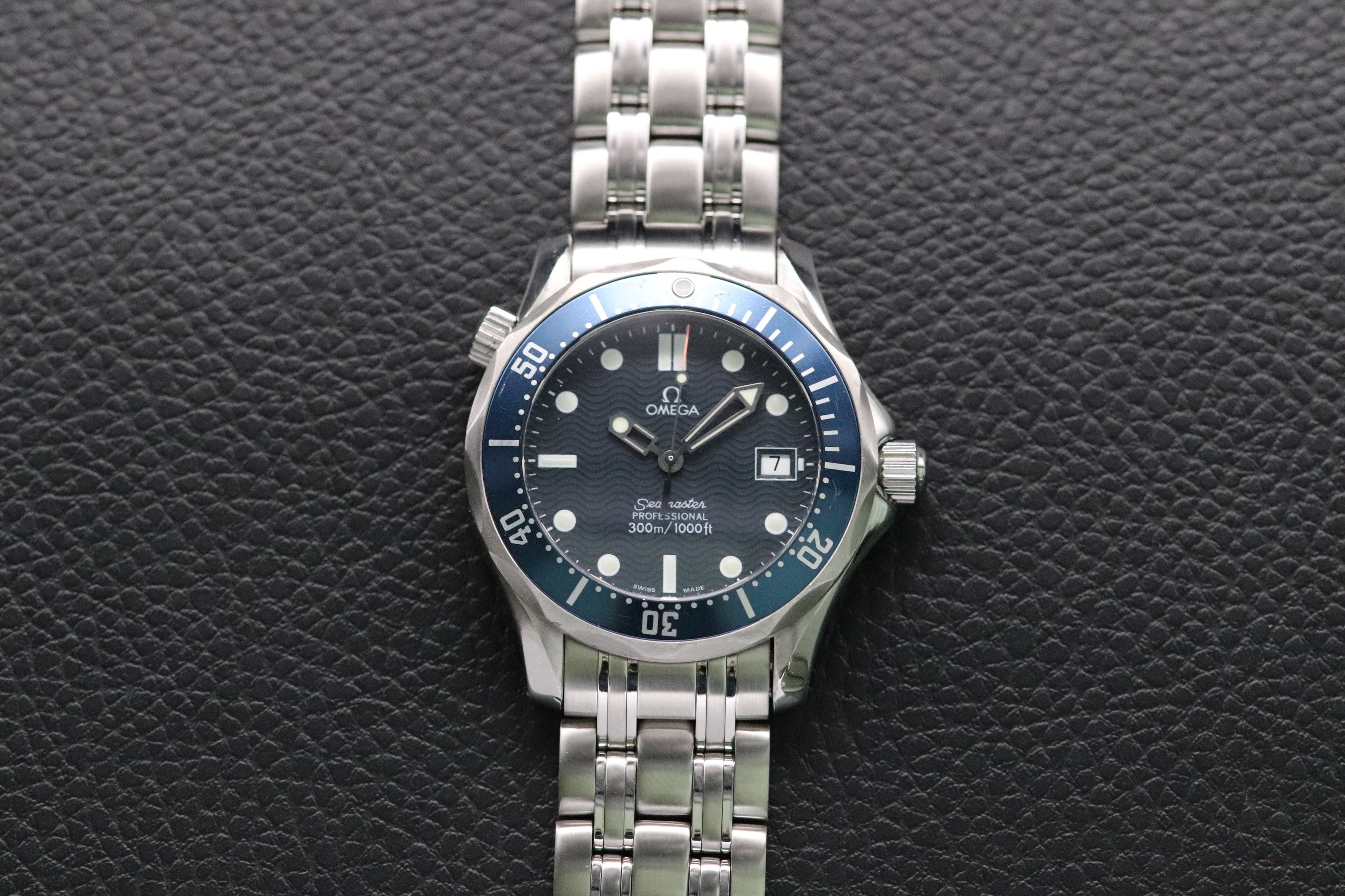 Omega Seamaster 300 2561.80 Blue Dial 2000 Paper