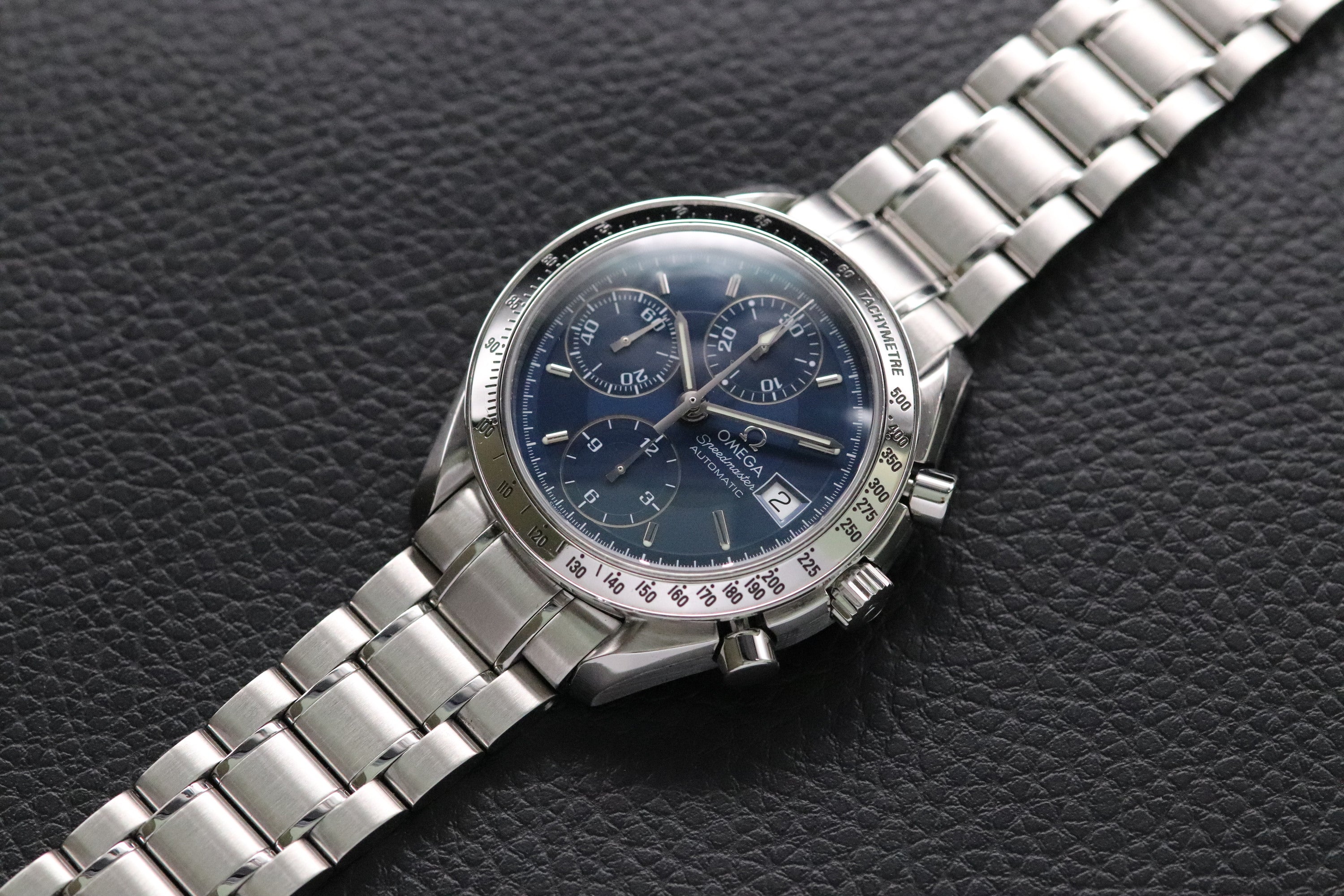 Omega Speedmaster Date 3513.80 Blue Dial 1998