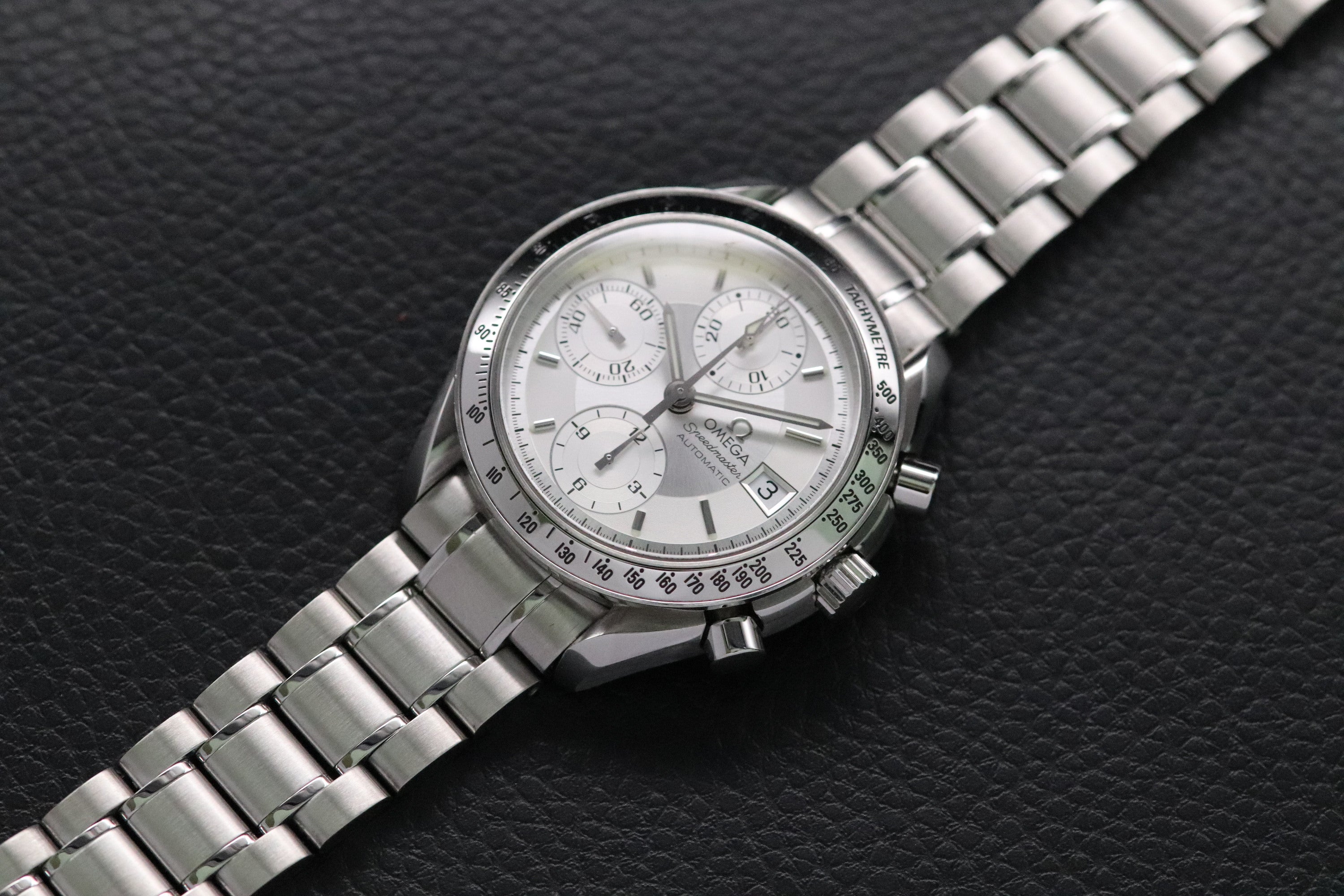 Omega Speedmaster Date 3513.30 Silver Dial 1998