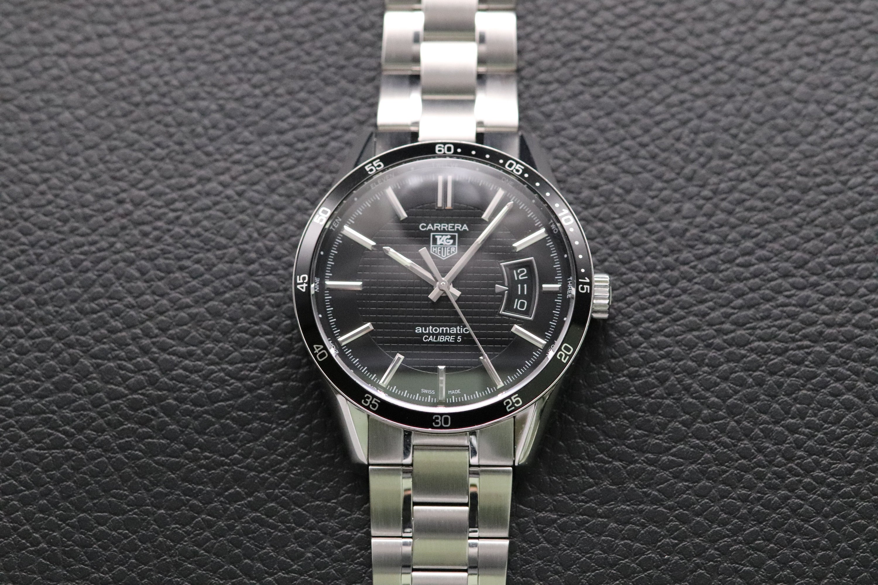 Tag Heuer Carrera Caliber 5 WV211M Black Dial 2010 Papers