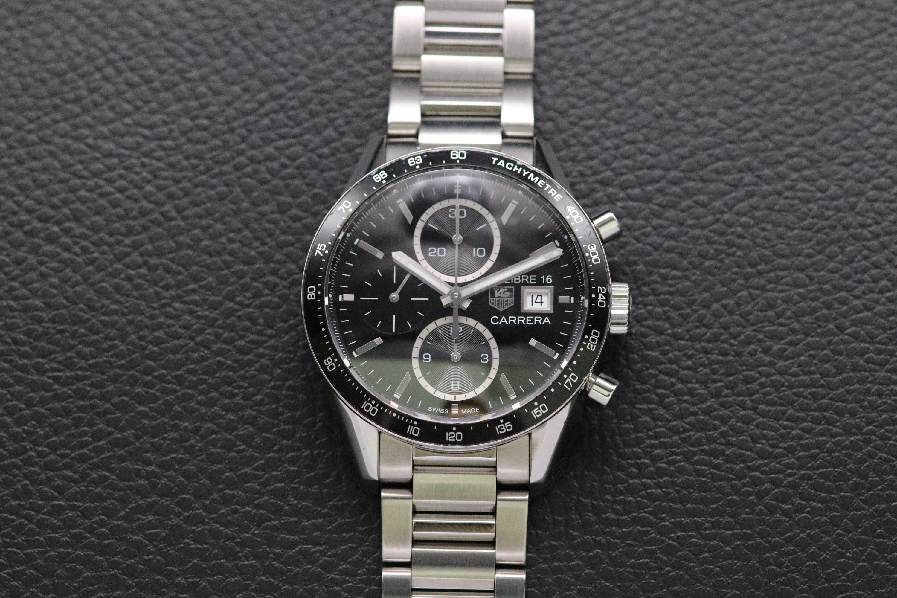 Tag Heuer Carrera Caliber 16 CV201AJ Black Dial 2017