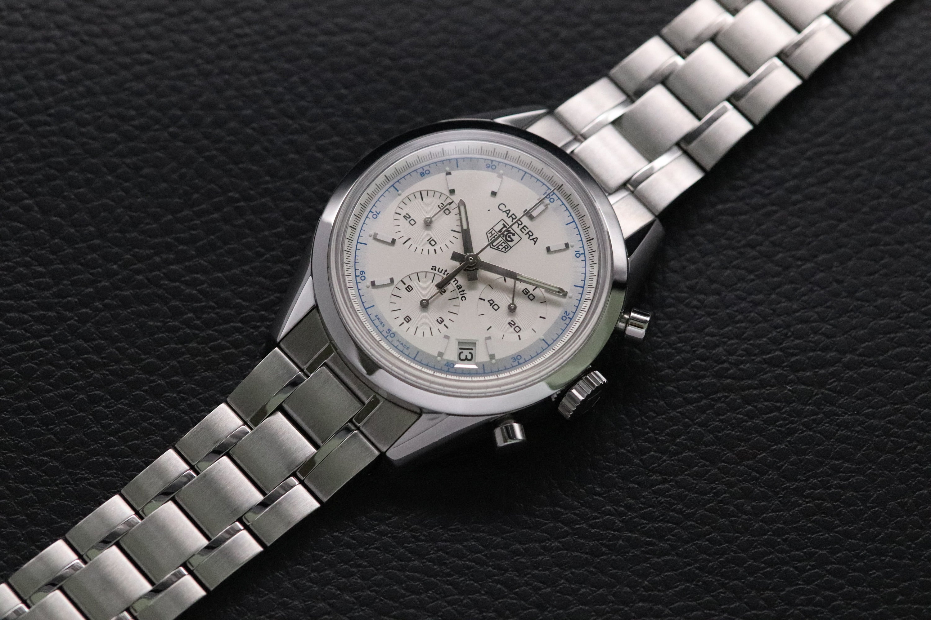 Tag Heuer Carrera Caliber 17 CV2110 Silver Dial 2003