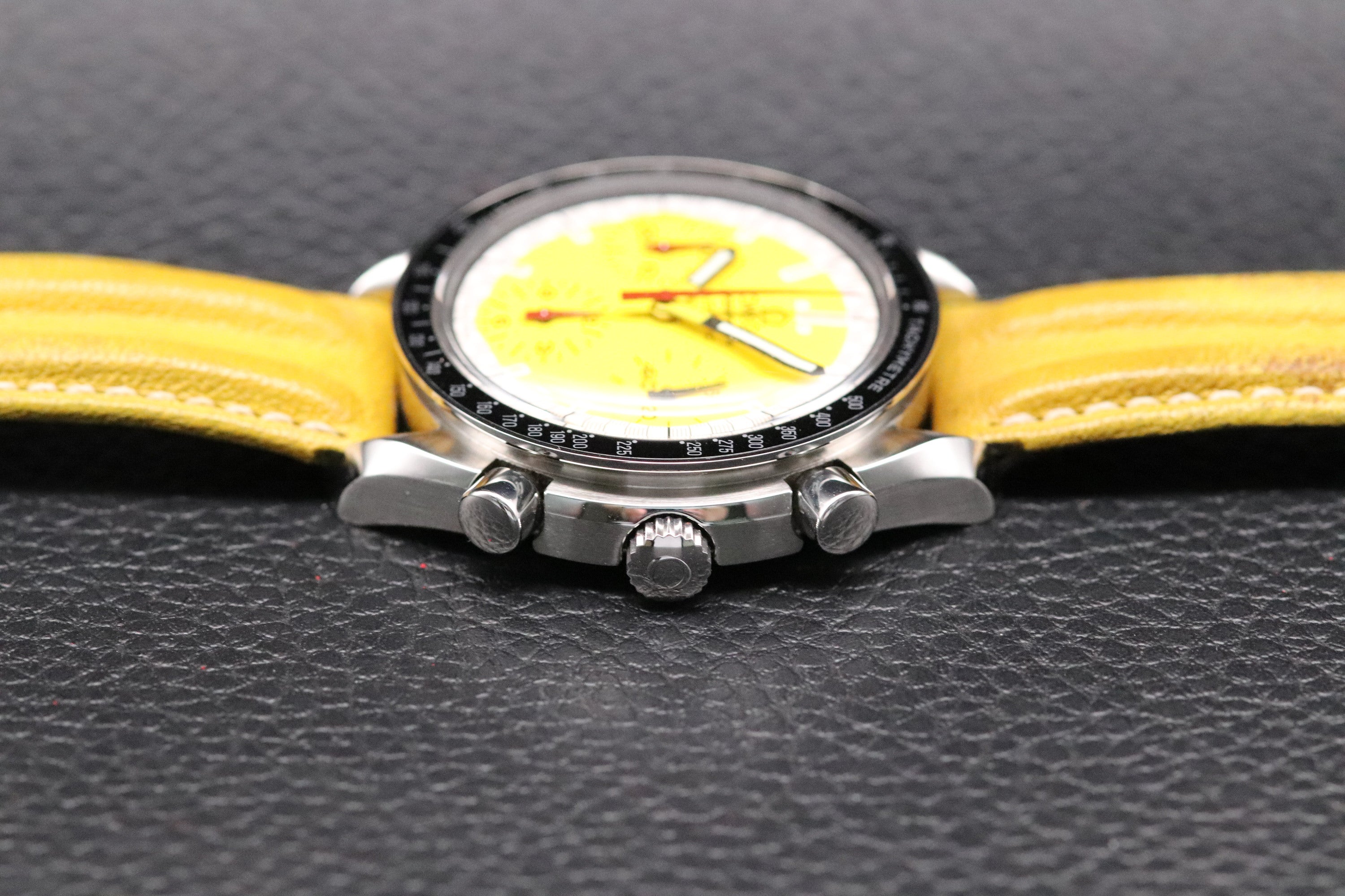 Omega Speedmaster Reduced 3810.12 Schumacher Yellow Dial