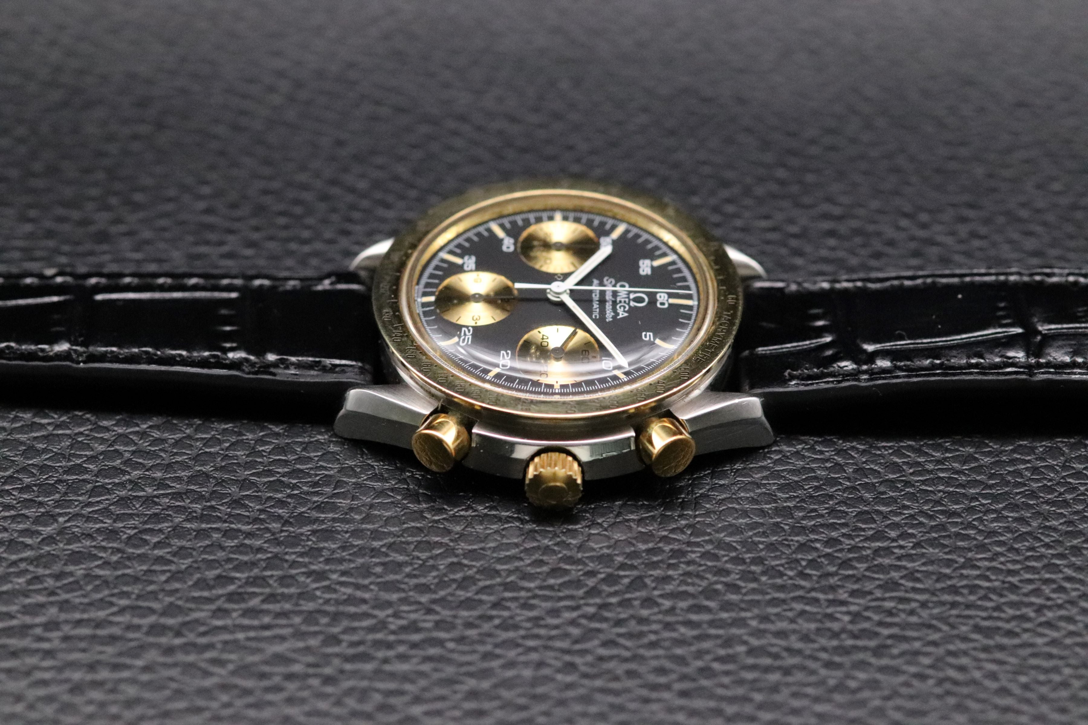 Omega Speedmaster Reduced 175.0033 Gold 1992 Papers