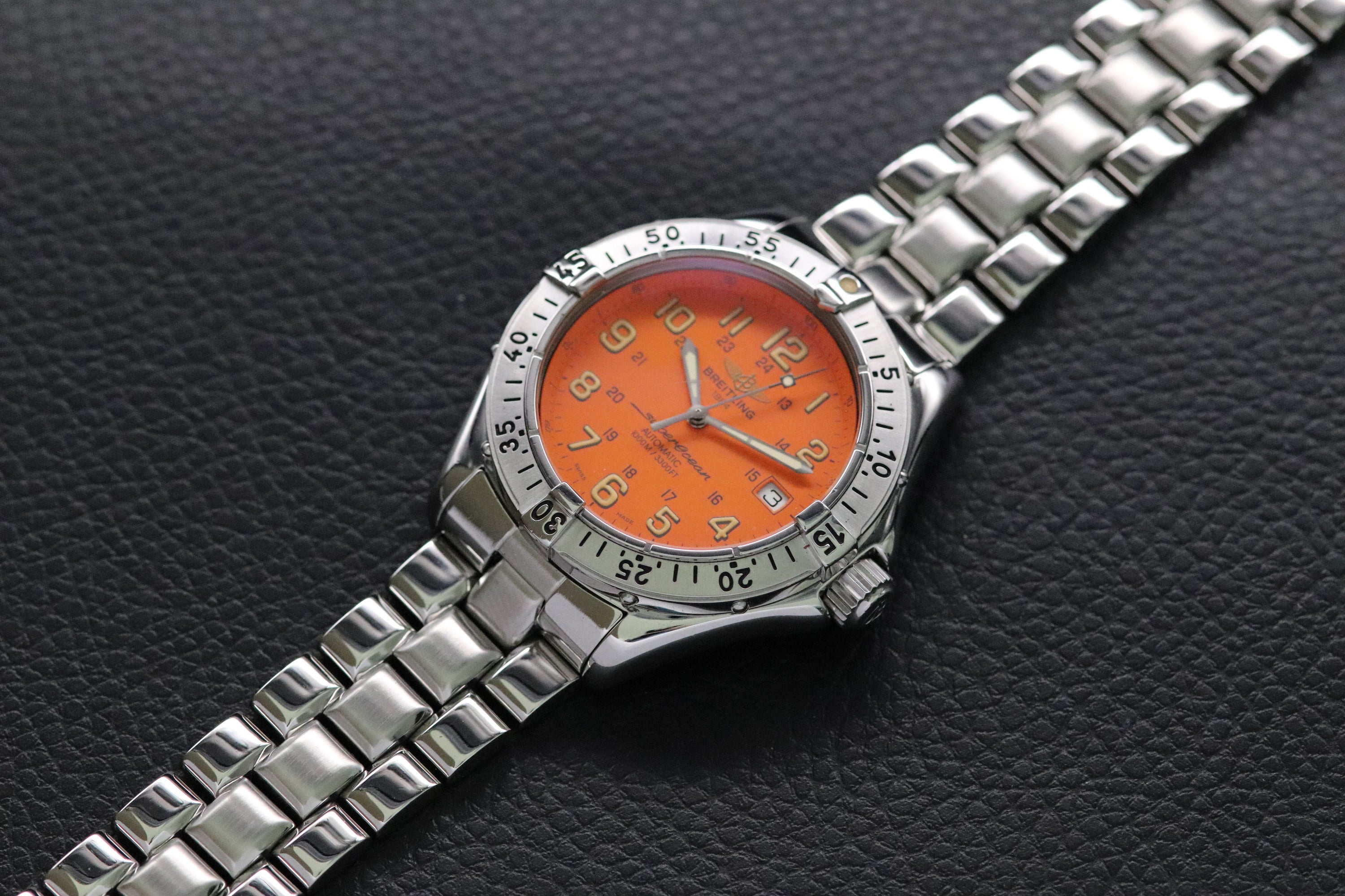 Breitling Superocean A17040 Orange Dial 2000