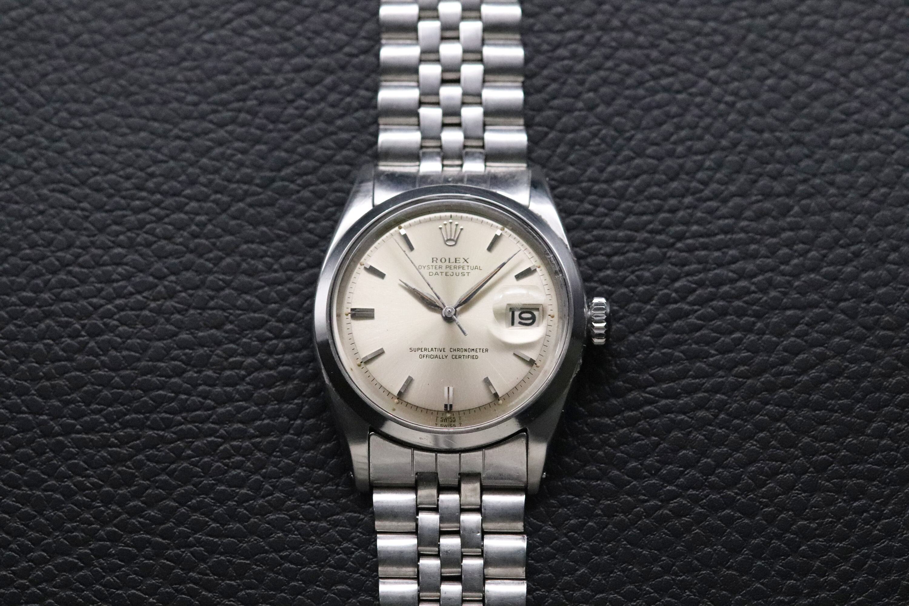 Rolex Datejust 1600 Silver Dial Fullset 1965 Box+Papers