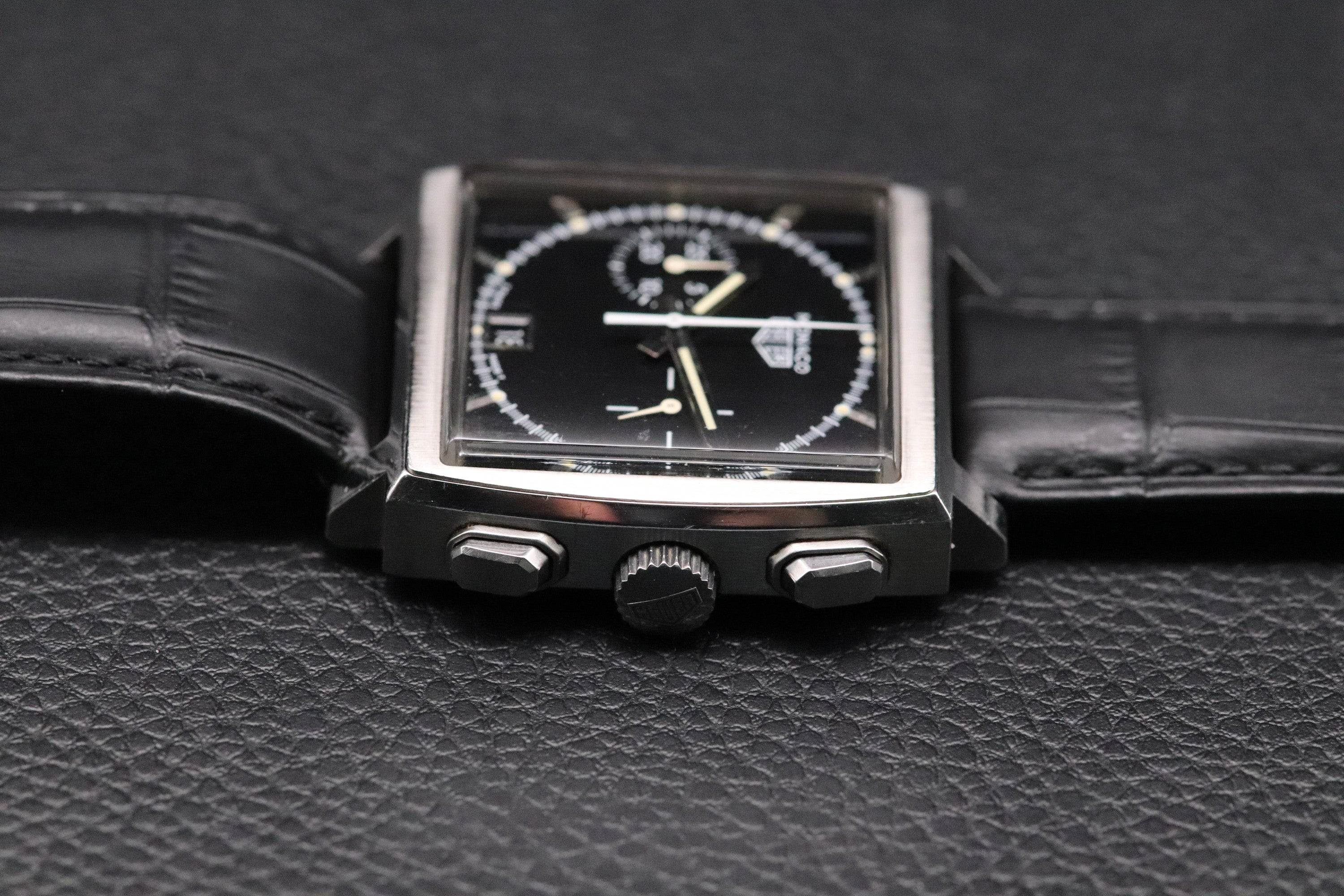 Tag Heuer Monaco CS2110 Black Dial 1997