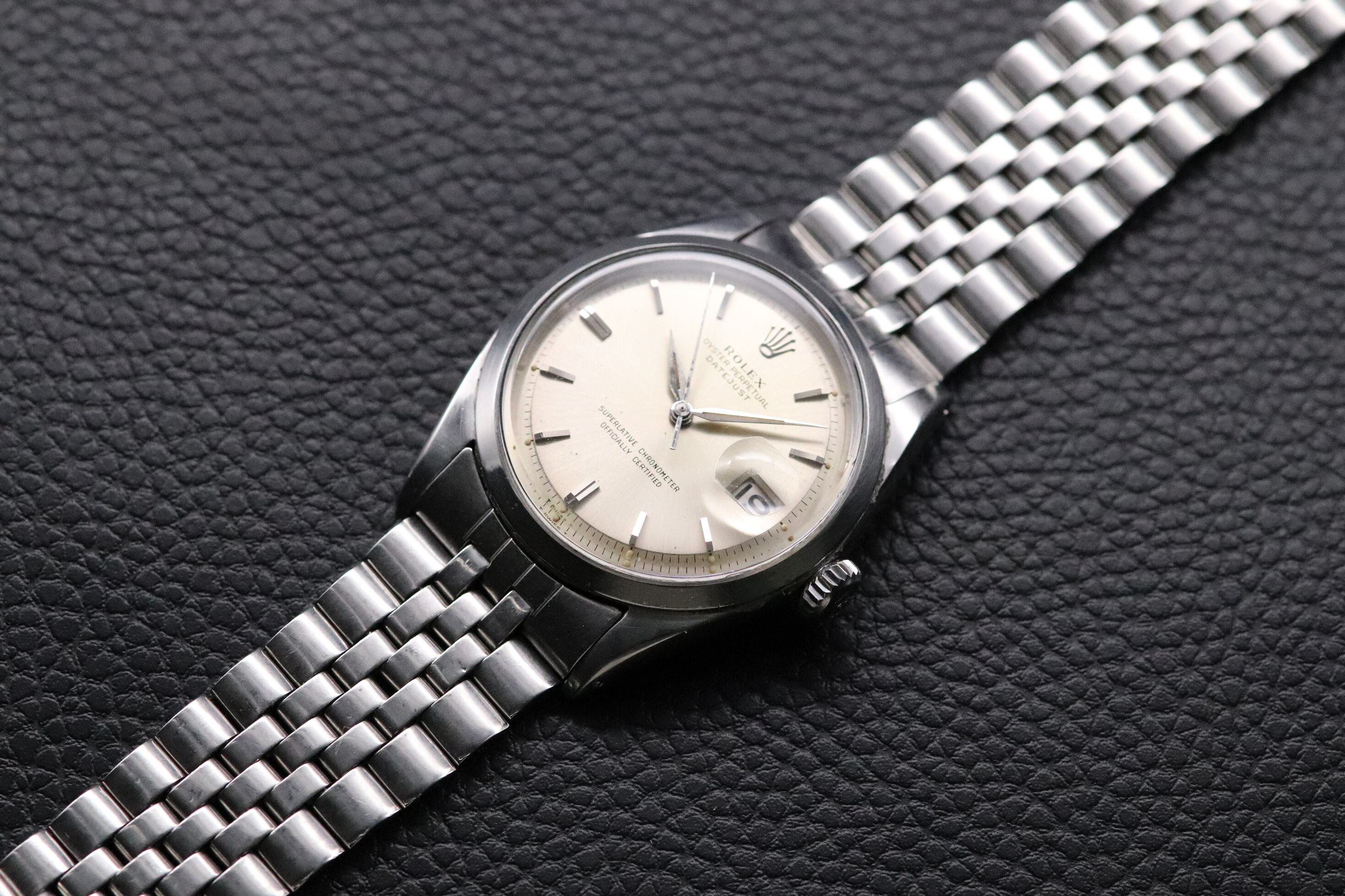 Rolex Datejust 1600 Silver Dial Fullset 1965 Box+Papers