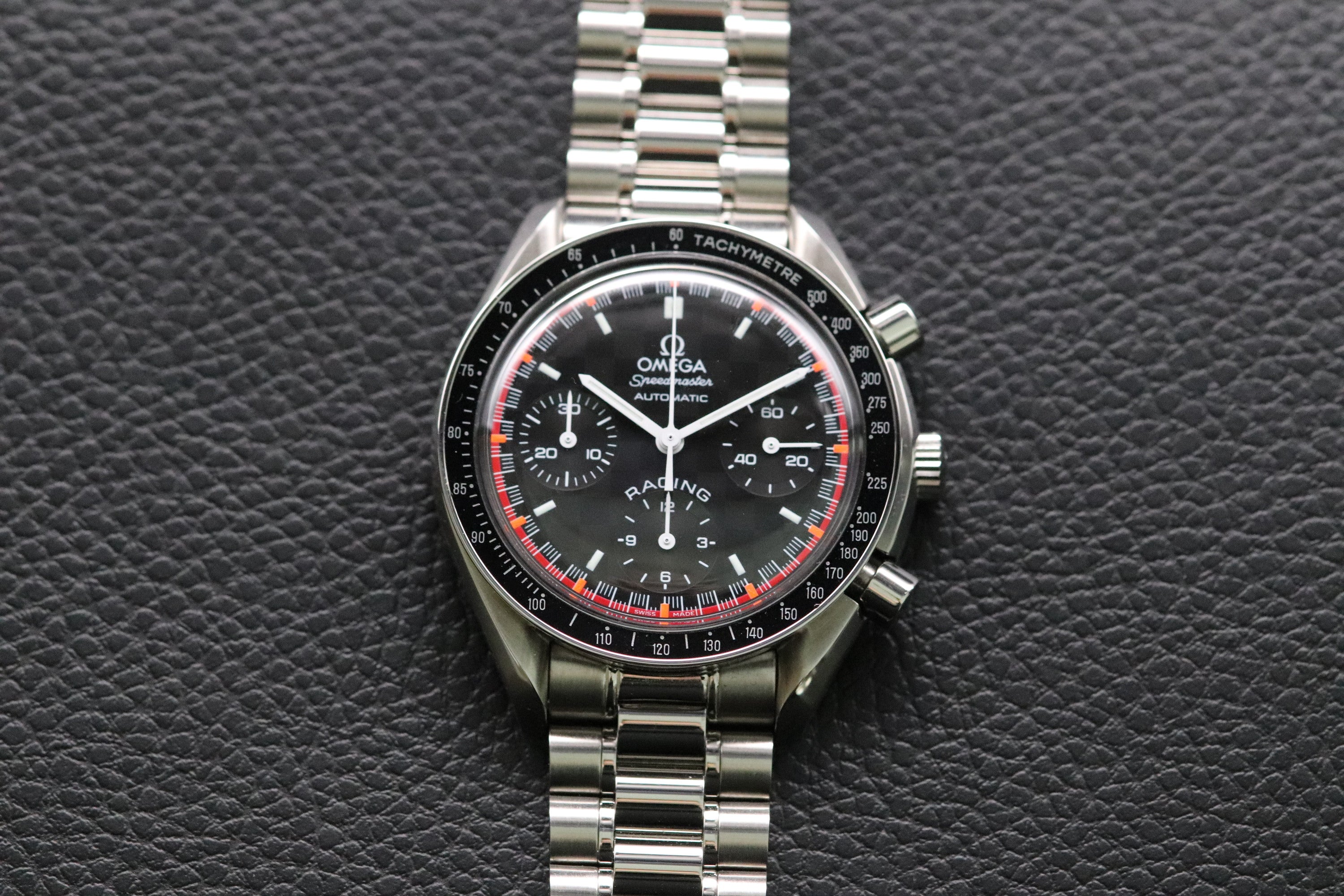 Omega Speedmaster Reduced 3518.50 Michael Schumacher 1998 Fullset Box+Paper