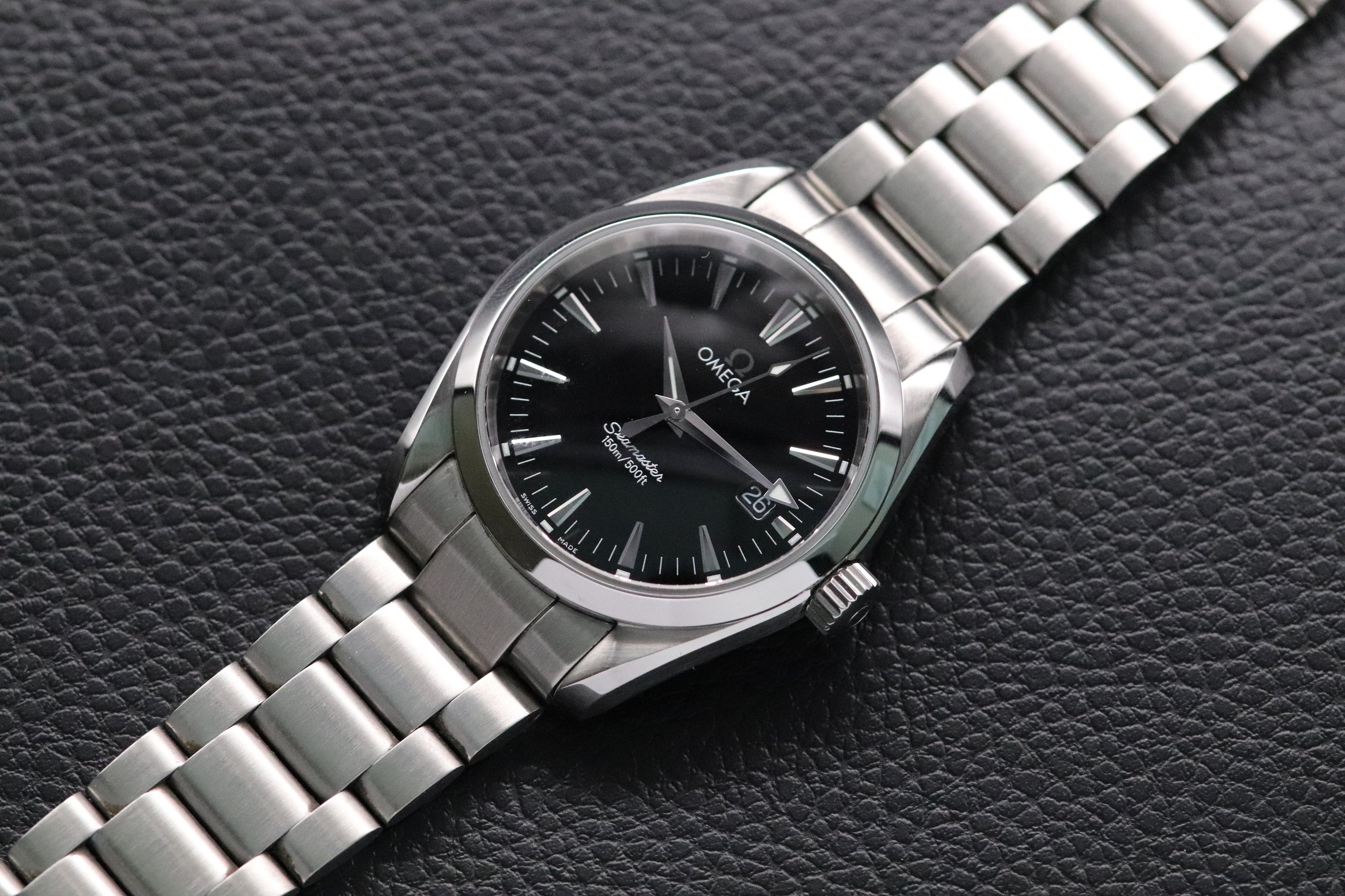 Omega Seamaster Aqua Terra 2518.50 Black Dial 2004 Papers