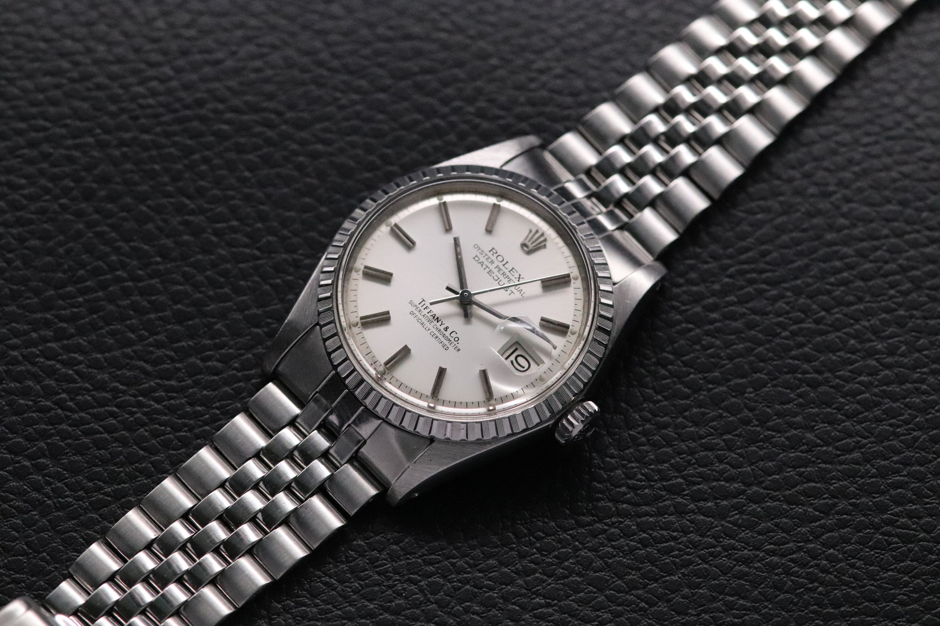Rolex Datejust 36 Tiffany & Co. Signed Dial 1603 Jubilee 1973