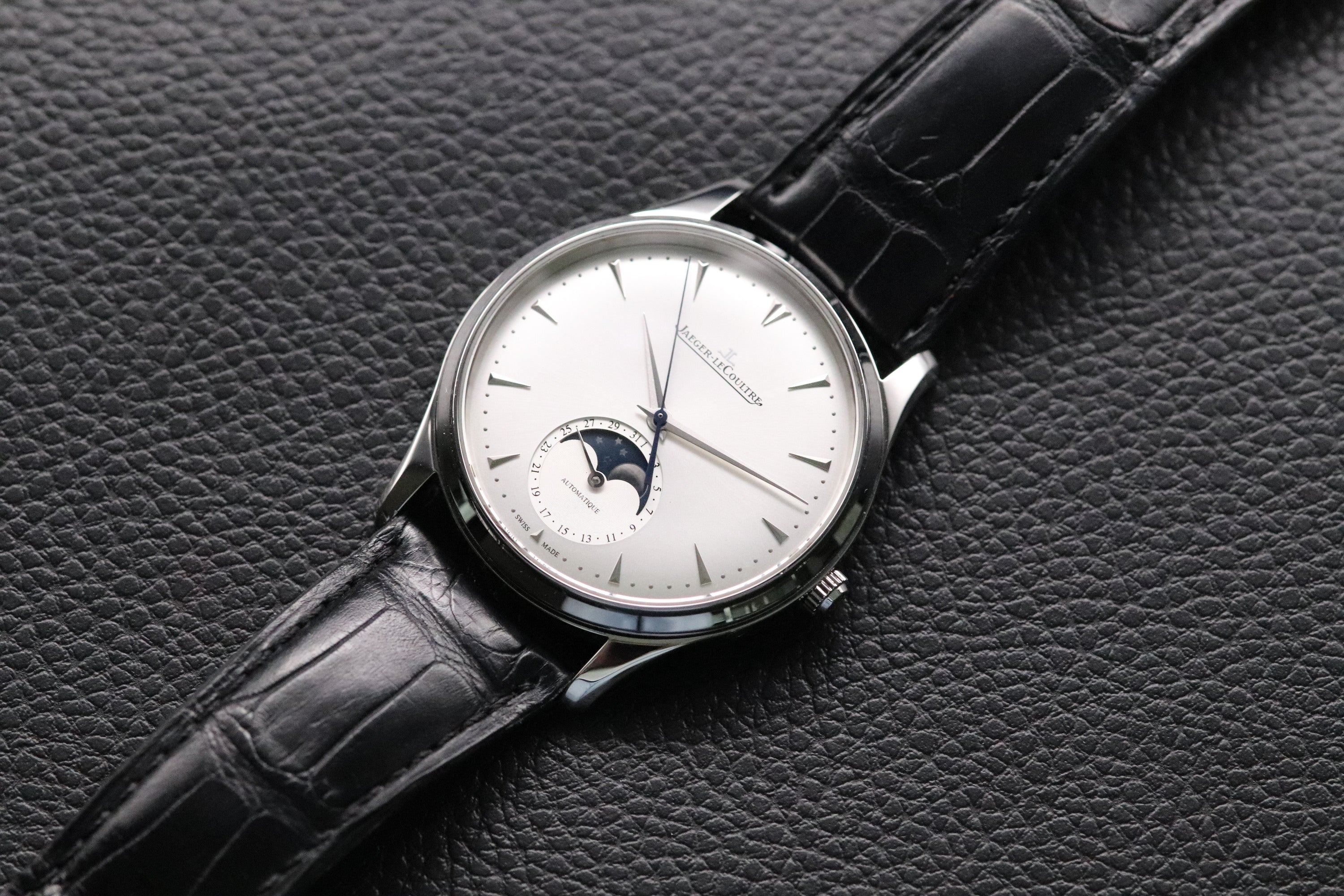 Jaeger-LeCoultre Master Ultra Thin Moon 176.8.64.S Papers 2014