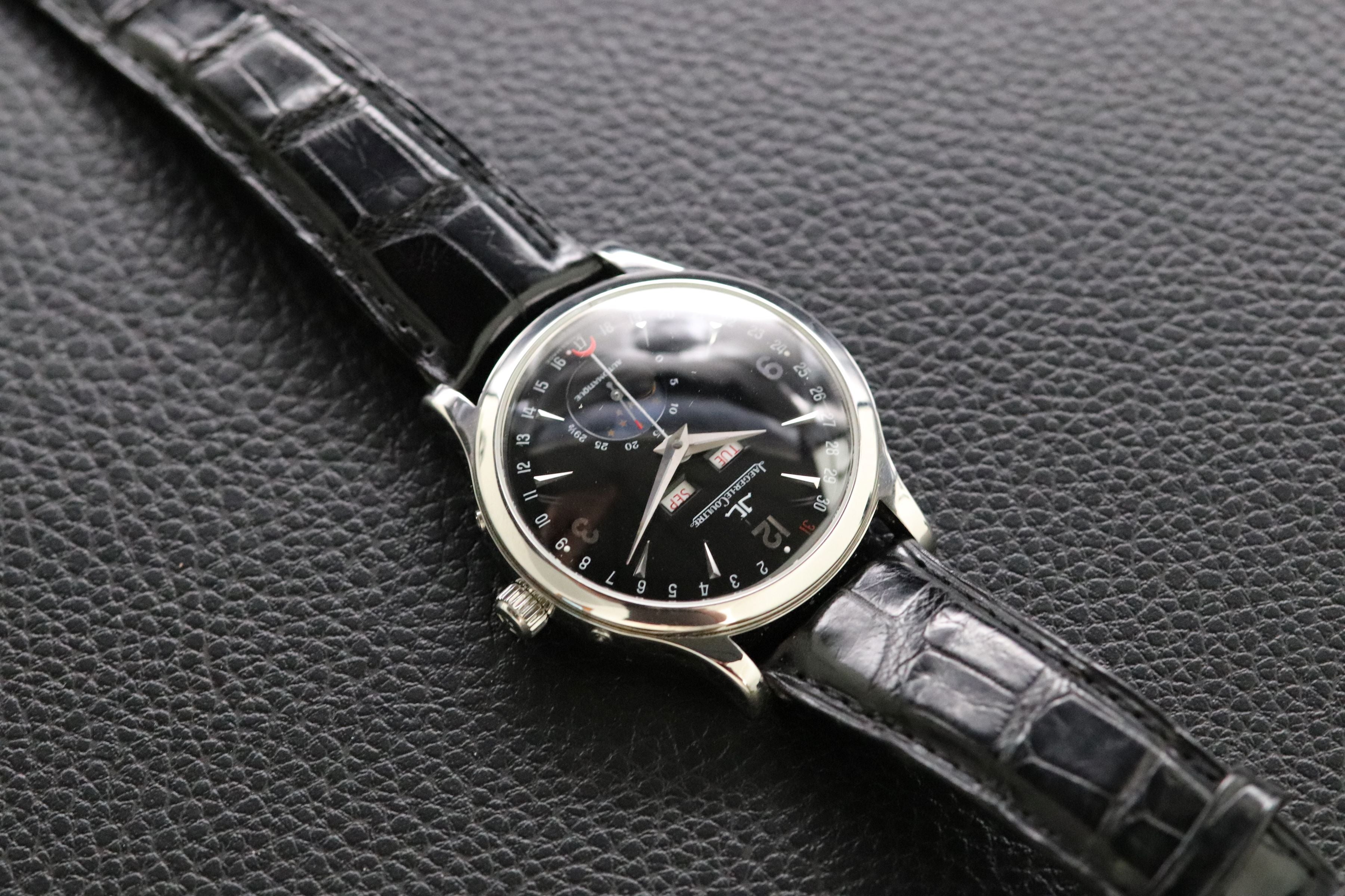 Jaeger-LeCoultre Master Calendar Moon 140.8.98.S Glass back