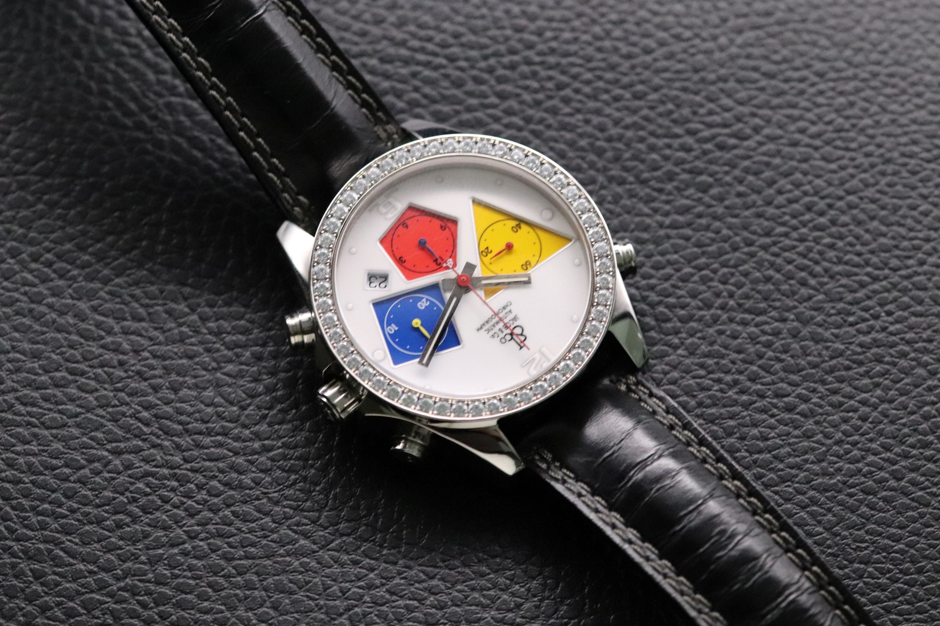 Jacob & CO Chronograph Diamonds Automatic 2008 Glass Bottom