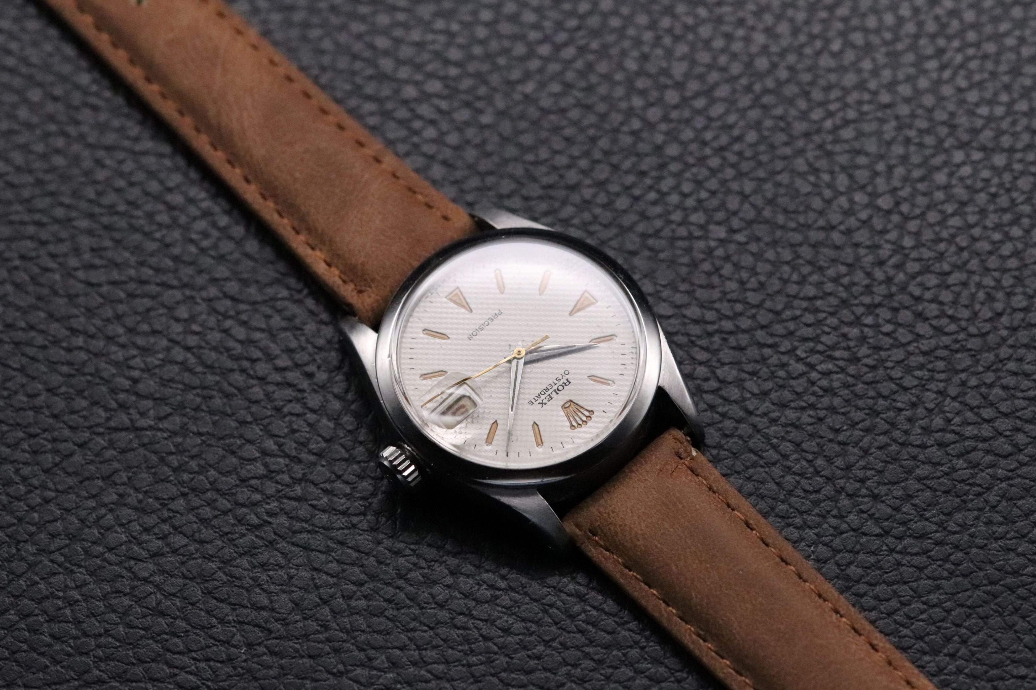 Rolex Oysterdate 6294 Waffle Dial