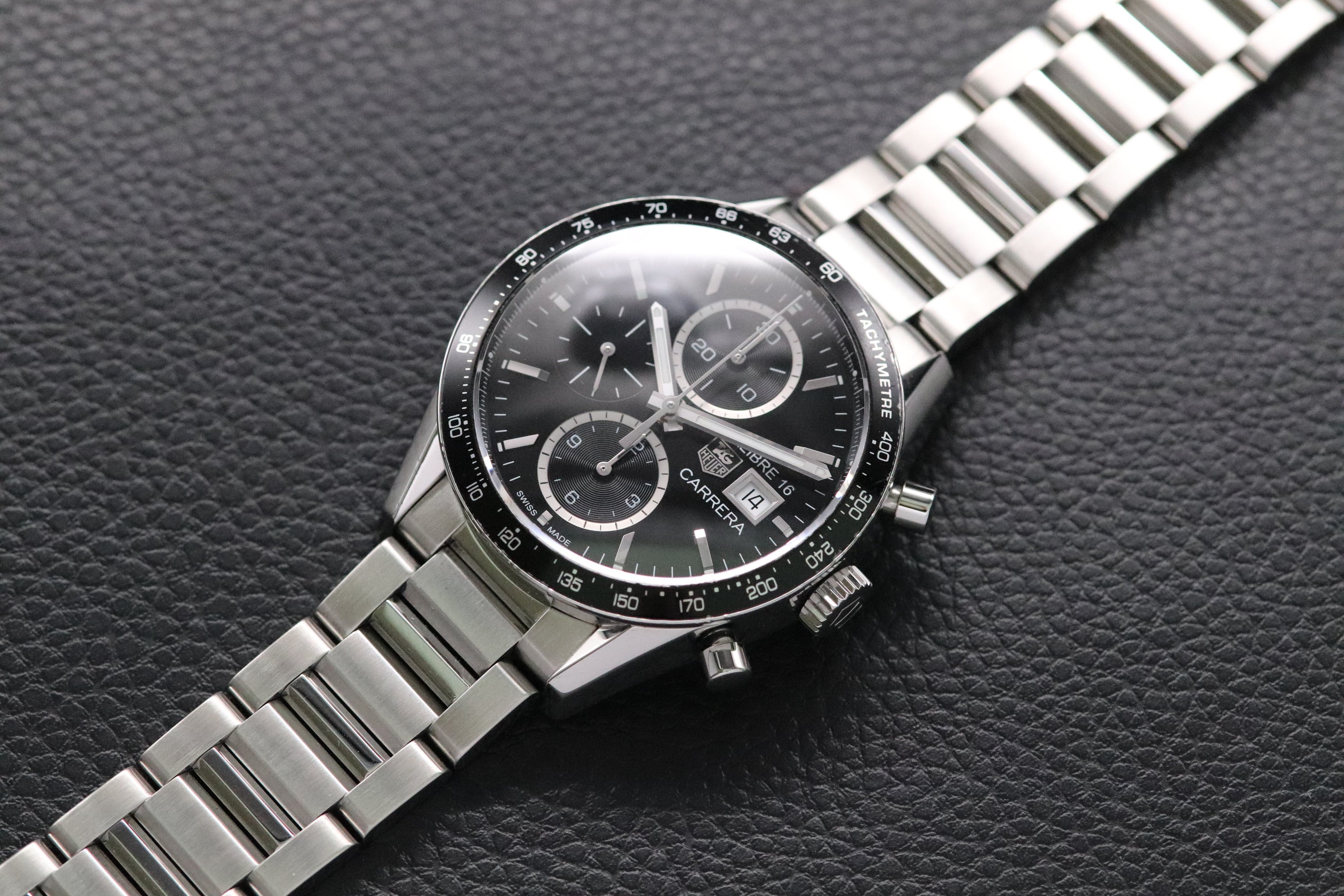 Tag Heuer Carrera Caliber 16 CV201AJ Black Dial 2017