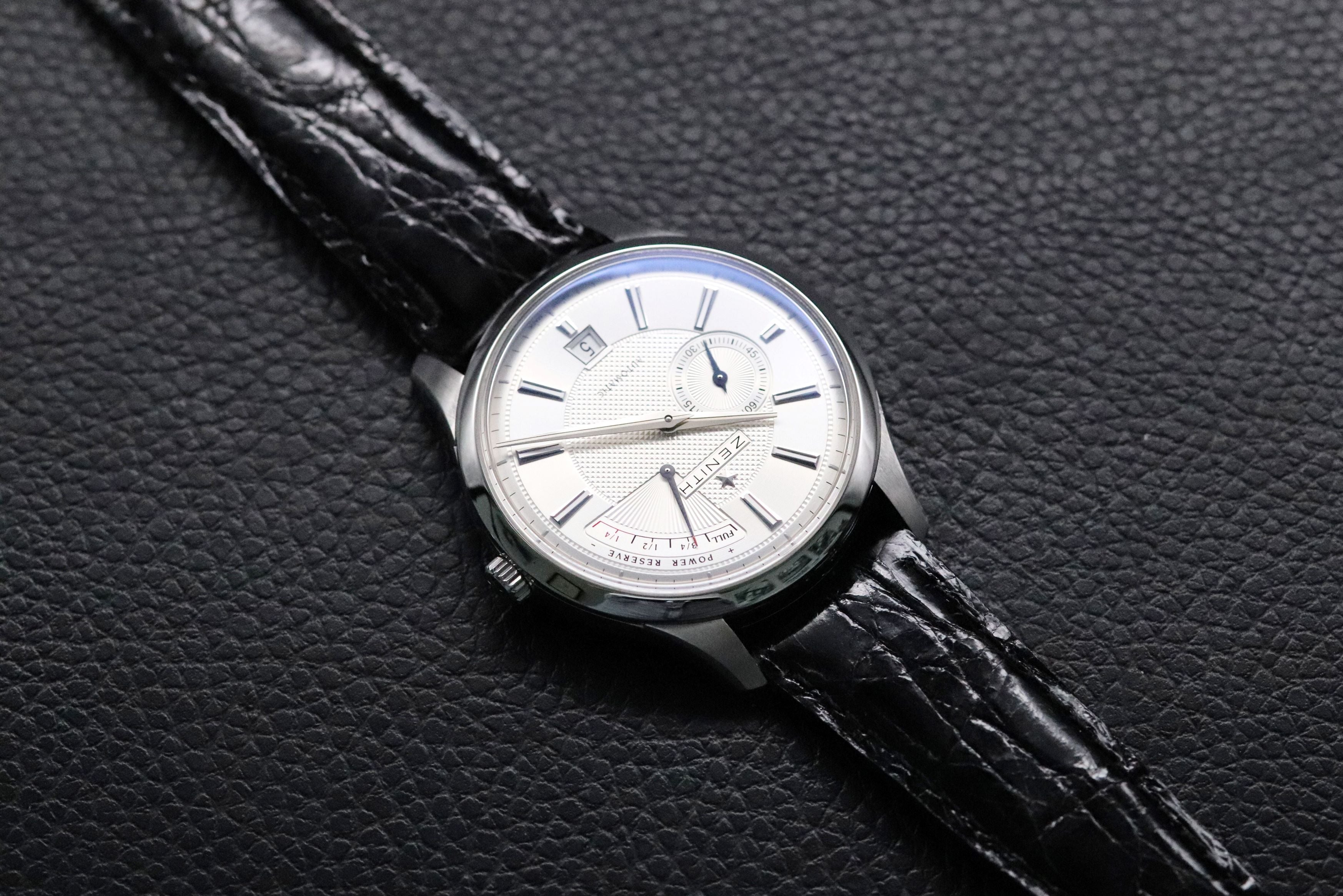 Zenith Captain Power Reserve 03.2120.685 Glass Botton 2013 Papers