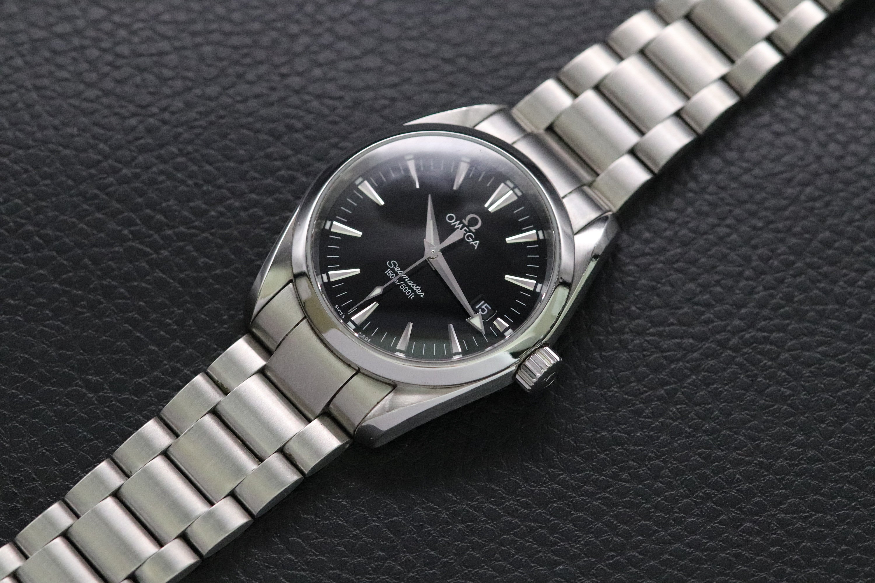 Omega Seamaster Aqua Terra 2518.50 Black Dial 2007 Papers