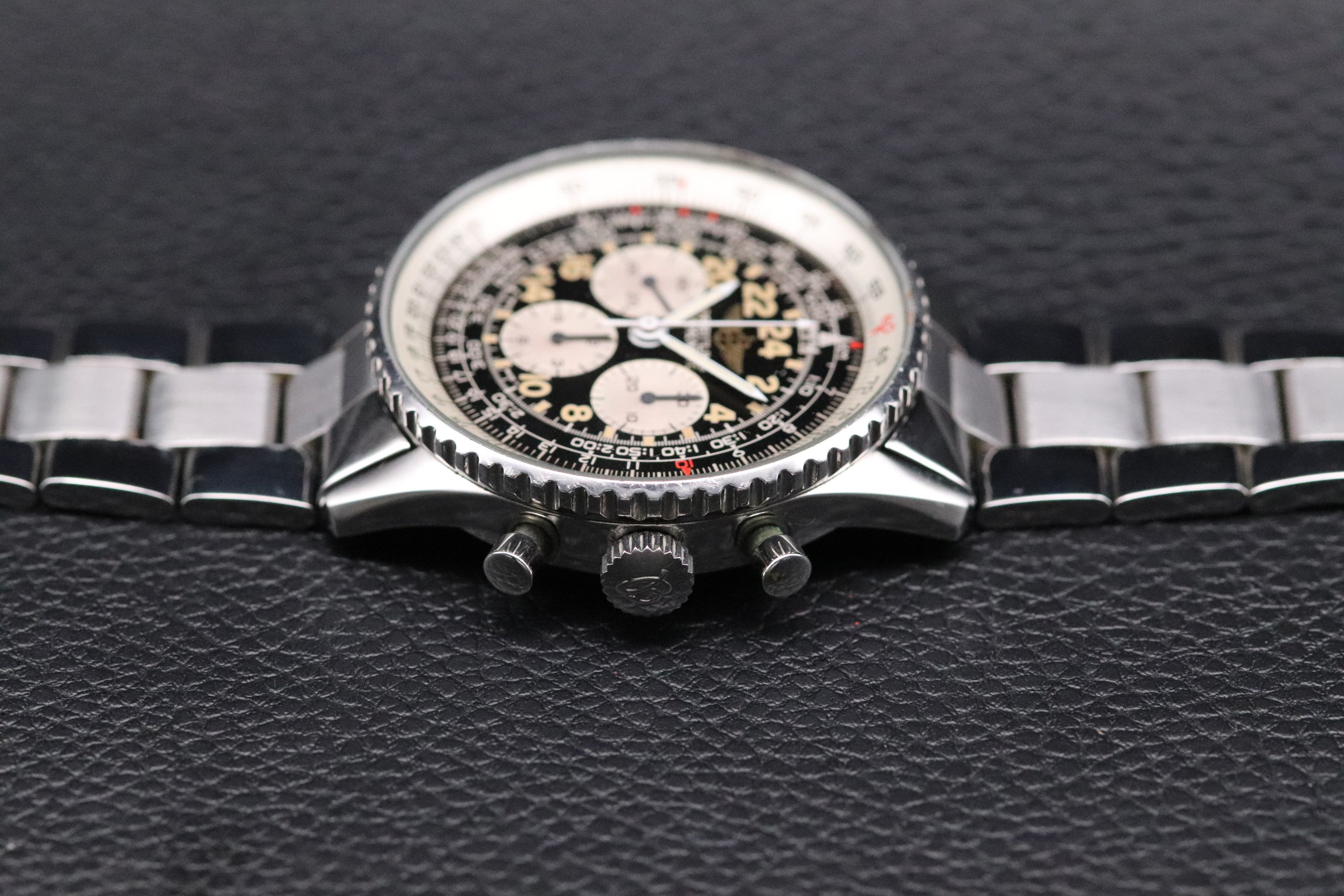 Breitling Navitimer A12019 Cosmonaute 1990 Rare Steel Bracelet