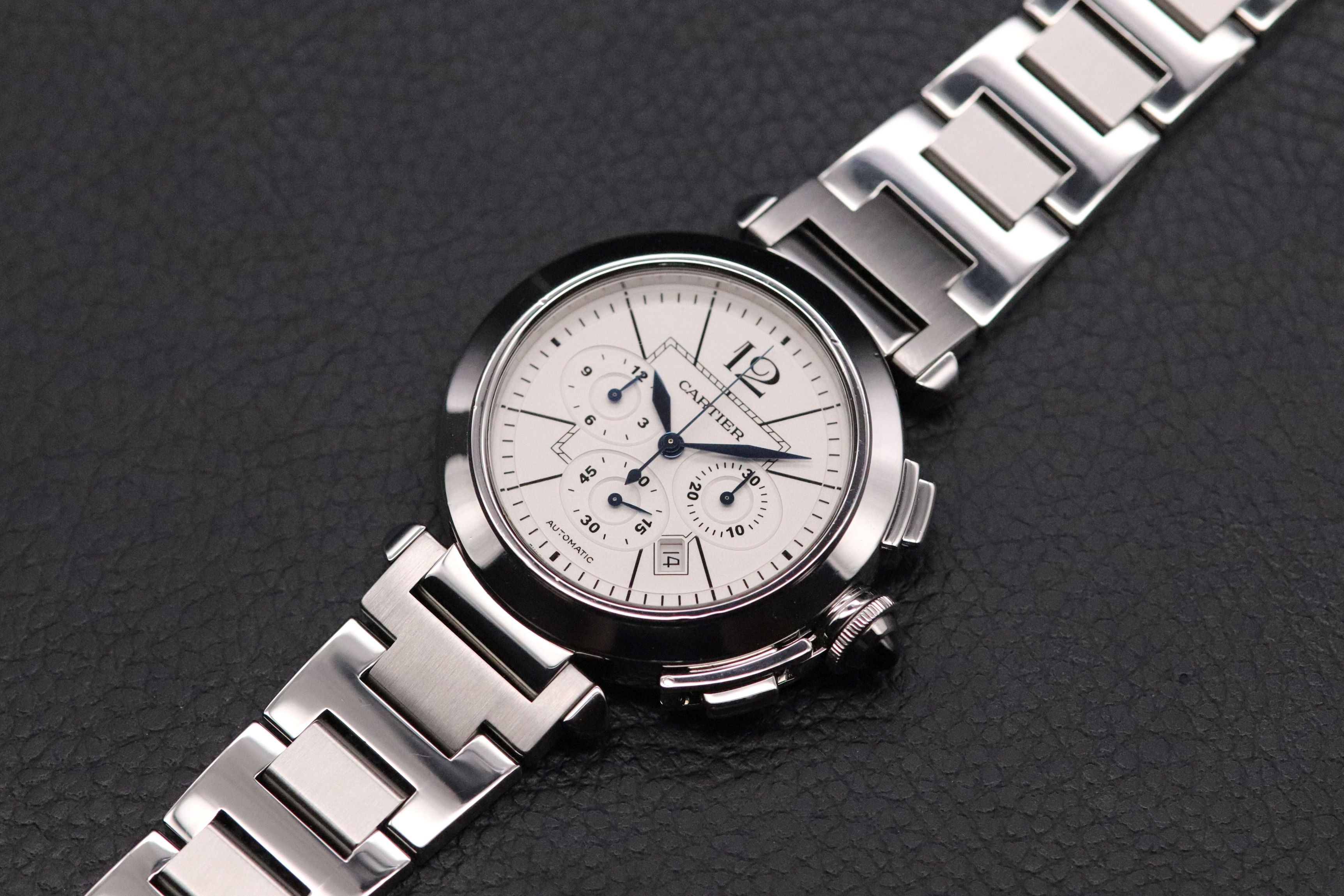 Cartier Pasha Chronograph W31085M7 Fullset 2008