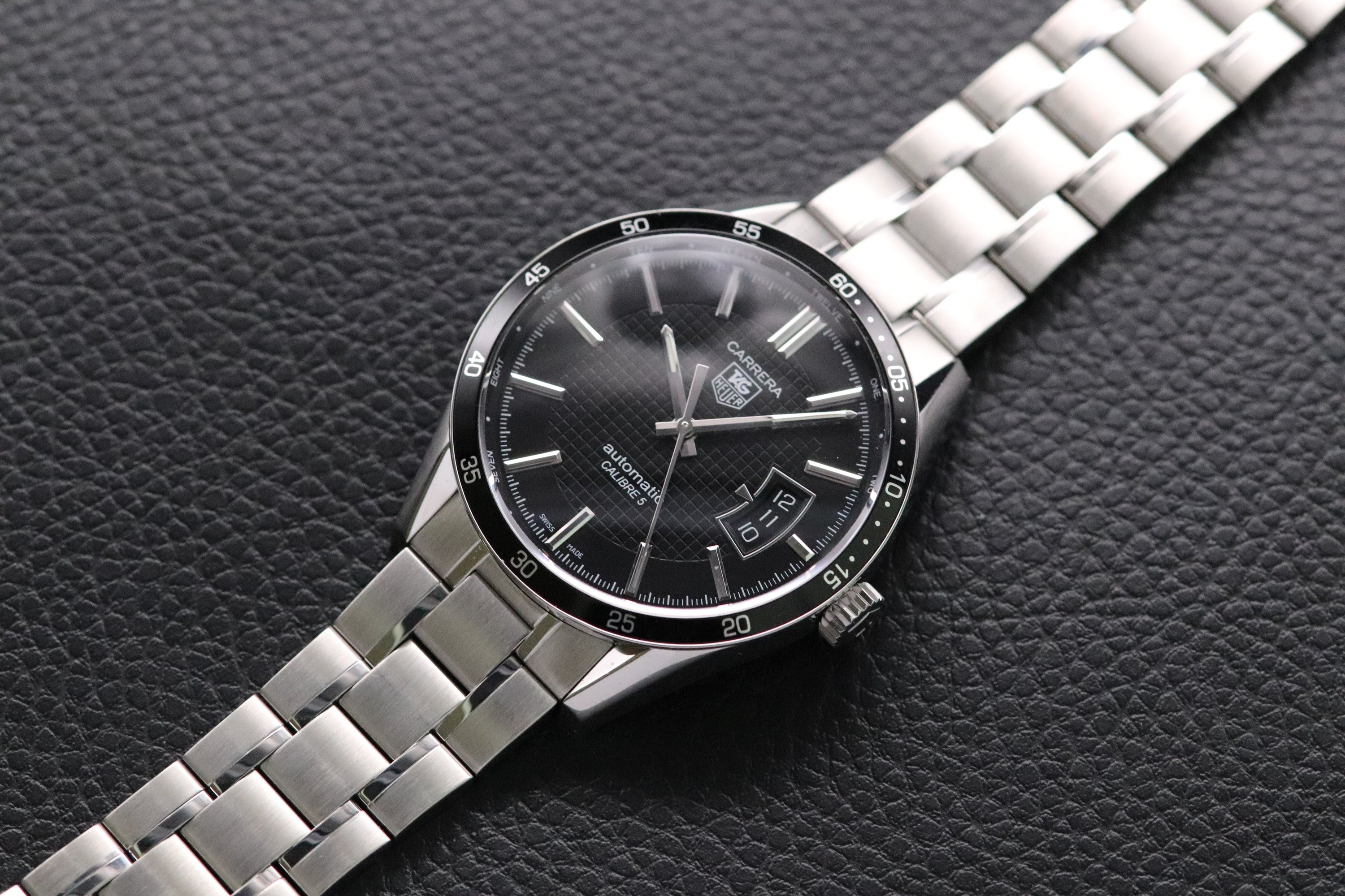 Tag Heuer Carrera Caliber 5 WV211M Black Dial 2010 Papers