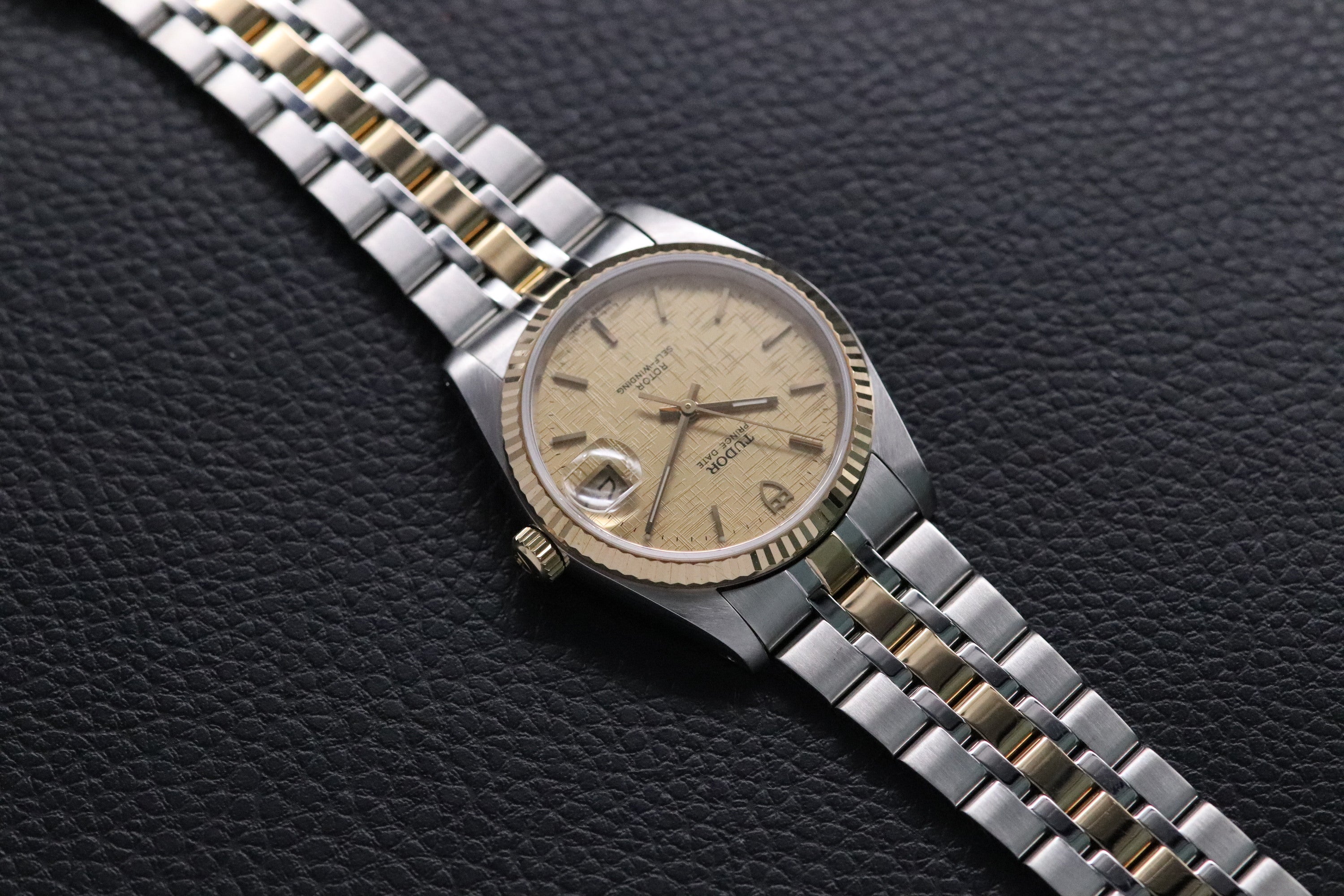 Tudor Prince Date 74033 Gold Dial 2005