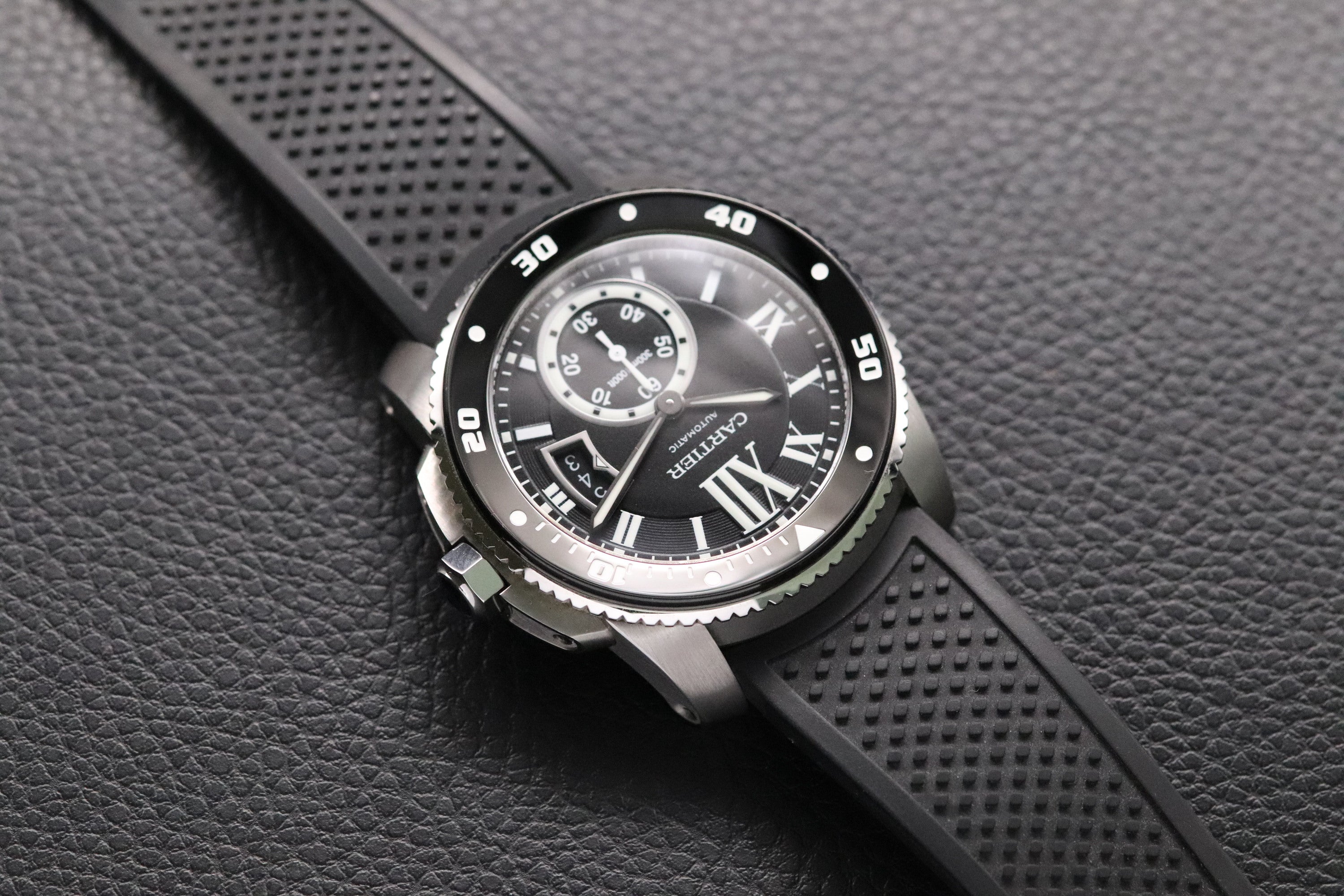 Cartier Calibre de Cartier W7100056 Rubber Strap 2016