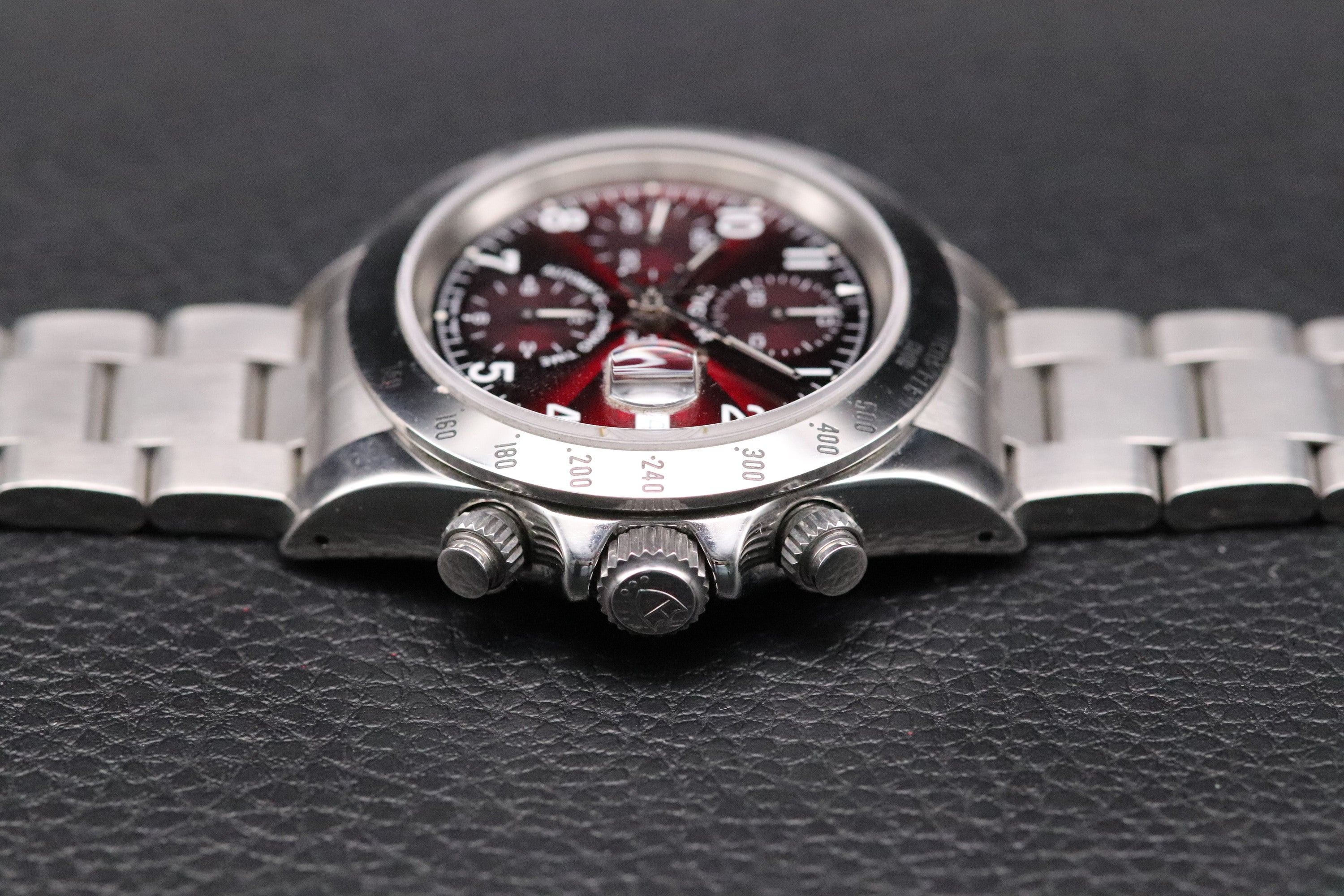 Tudor Prince Date 79280 Bordeaux Dial Fullset 1999 Box+Papers