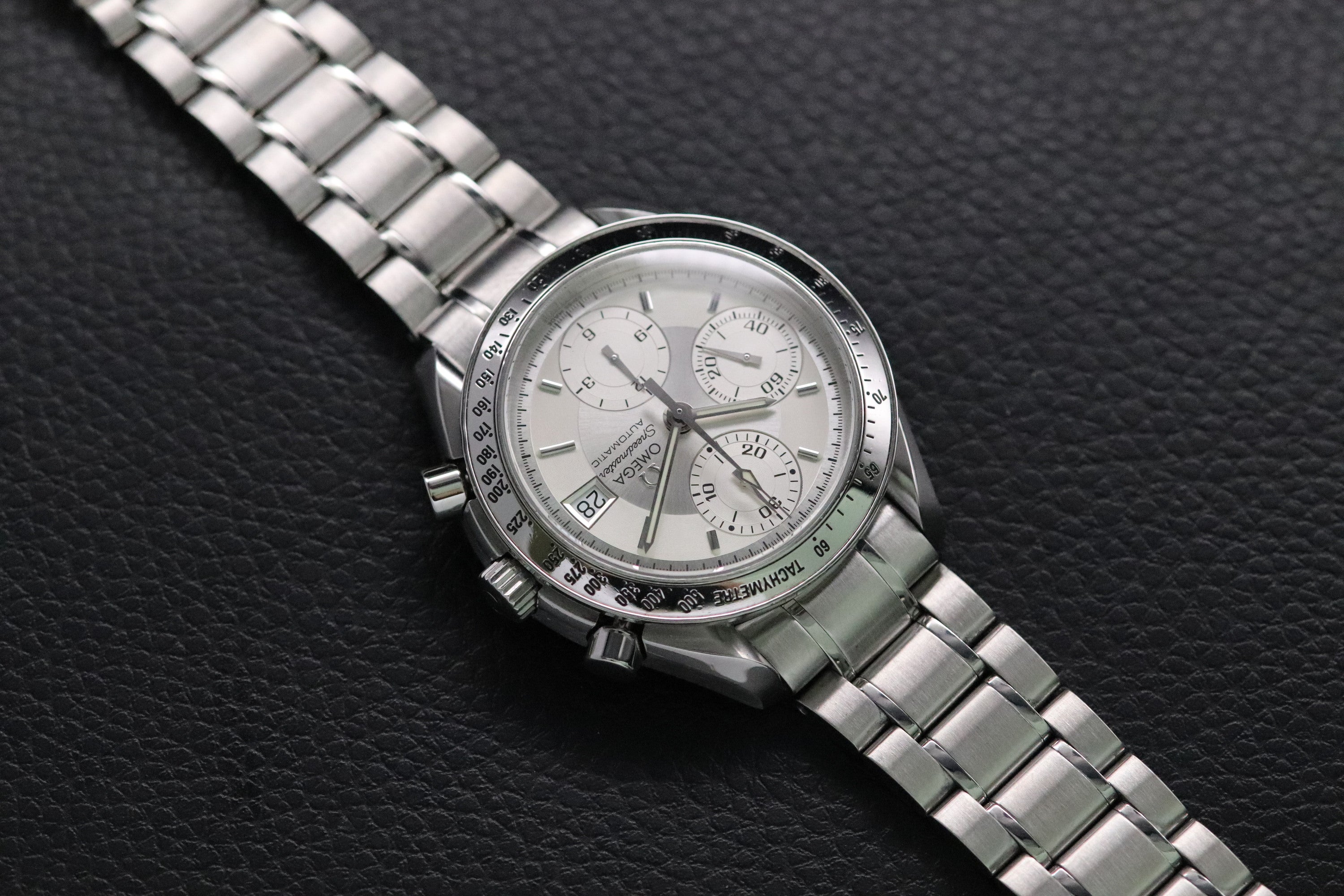 Omega Speedmaster Date 3513.30 Silver Dial 1998