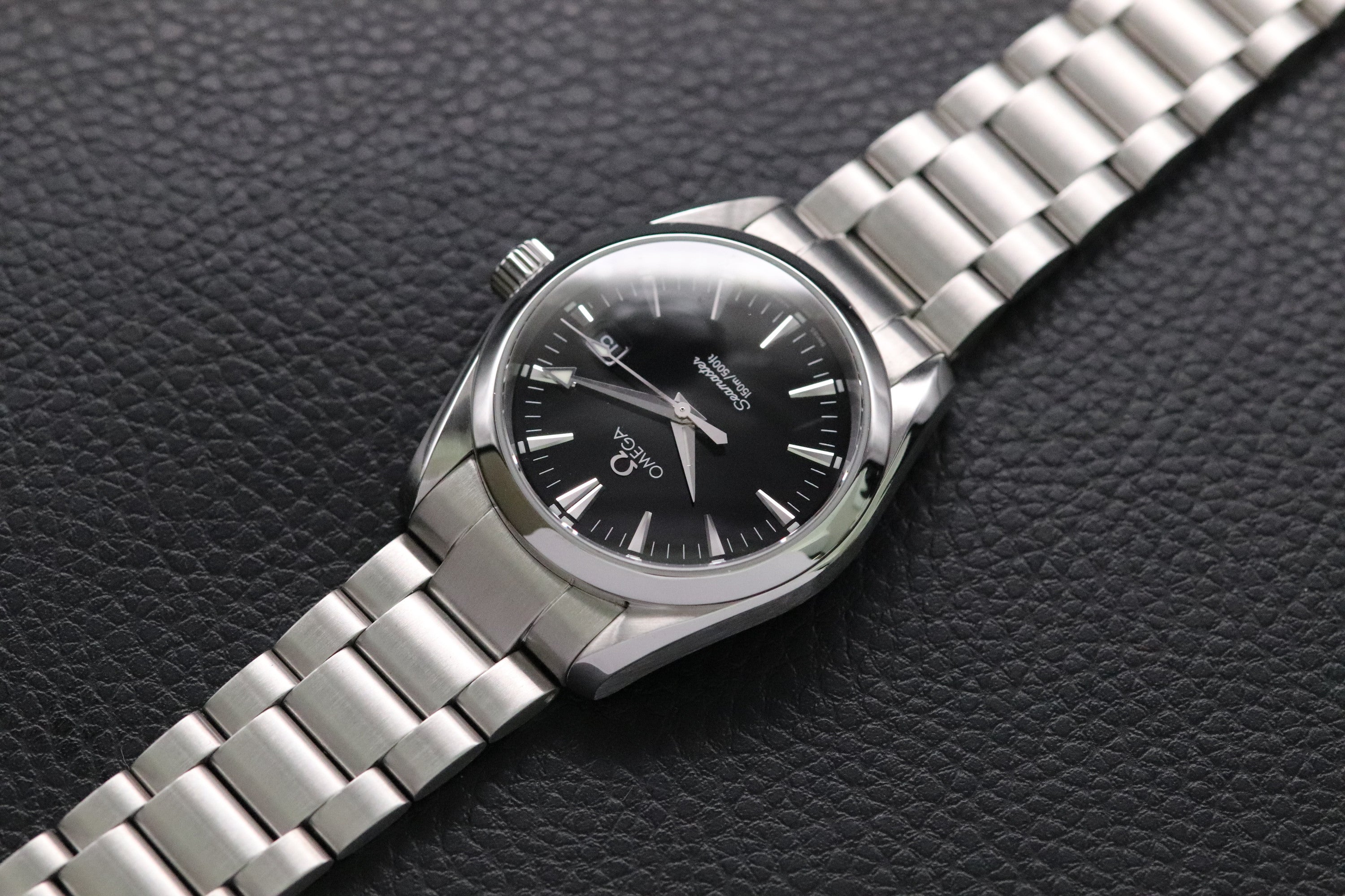 Omega Seamaster Aqua Terra 2518.50 Black Dial 1998 Papers