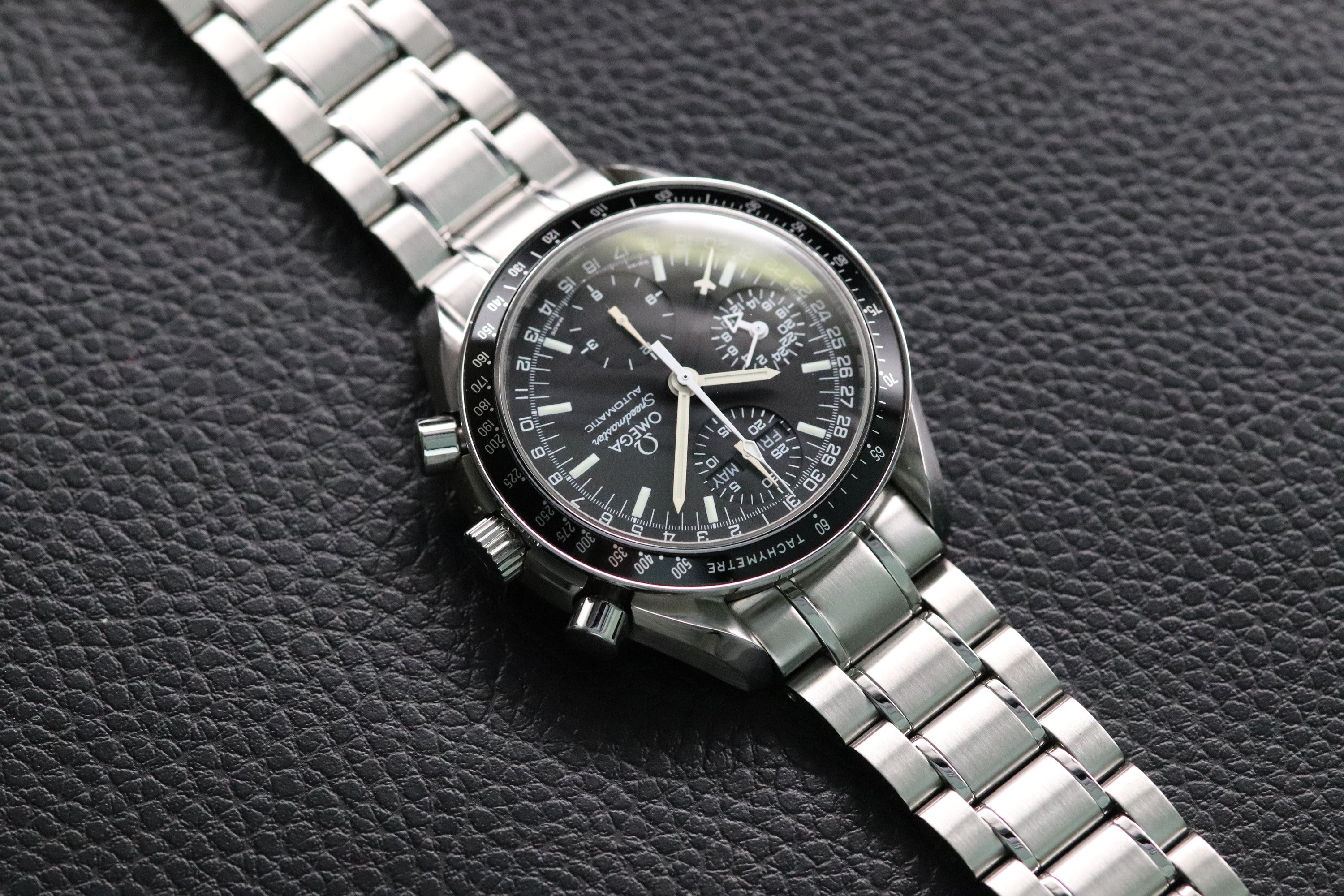 Omega Speedmaster Day Date 3520.50 Black Dial 1998