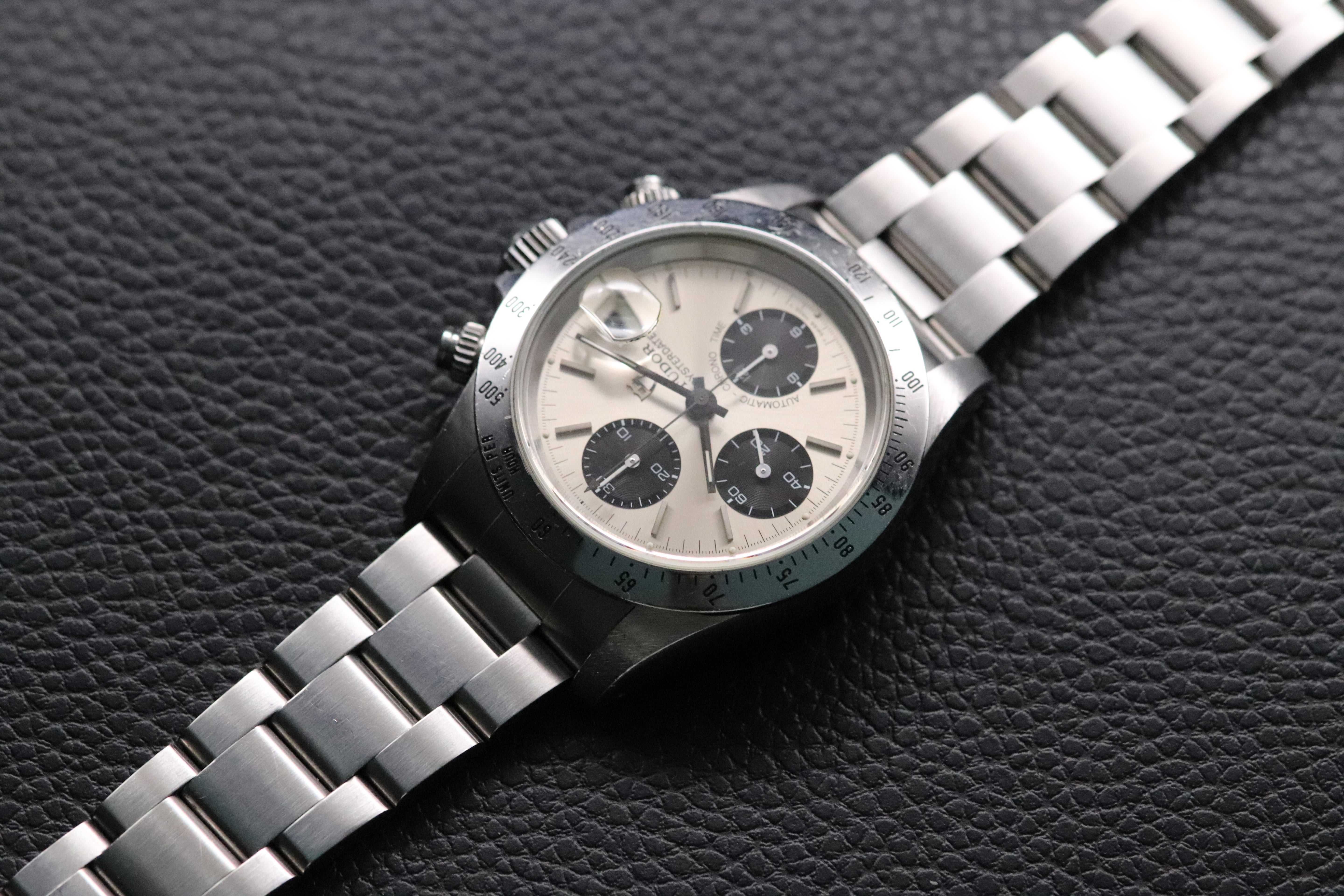 Tudor Oysterdate Small Block 79280 Silver Dial 1996