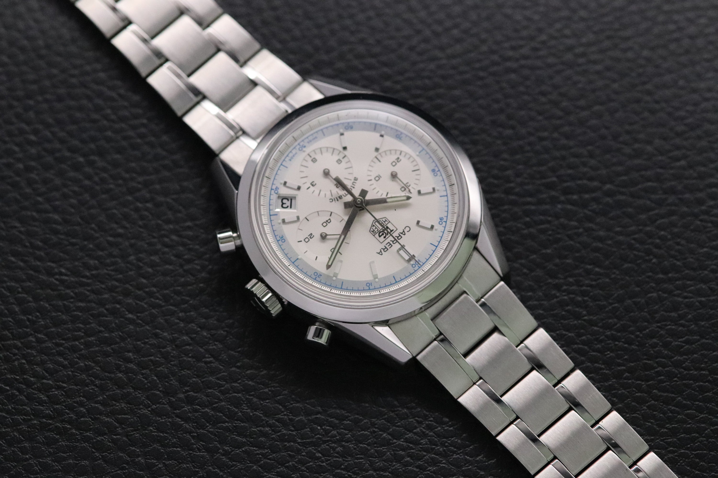 Tag Heuer Carrera Caliber 17 CV2110 Silver Dial 2003