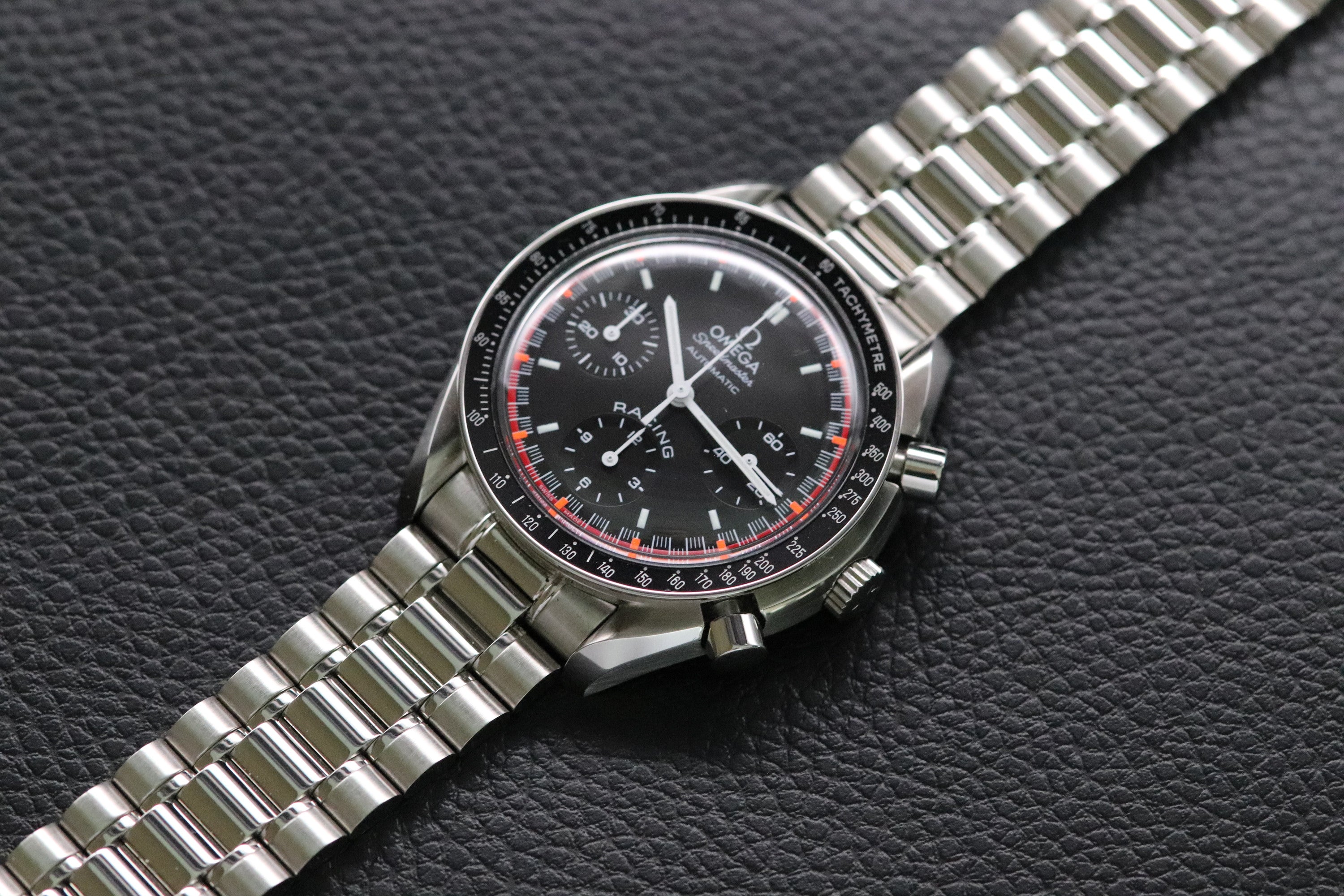 Omega Speedmaster Reduced 3518.50 Michael Schumacher 1998 Fullset Box+Paper
