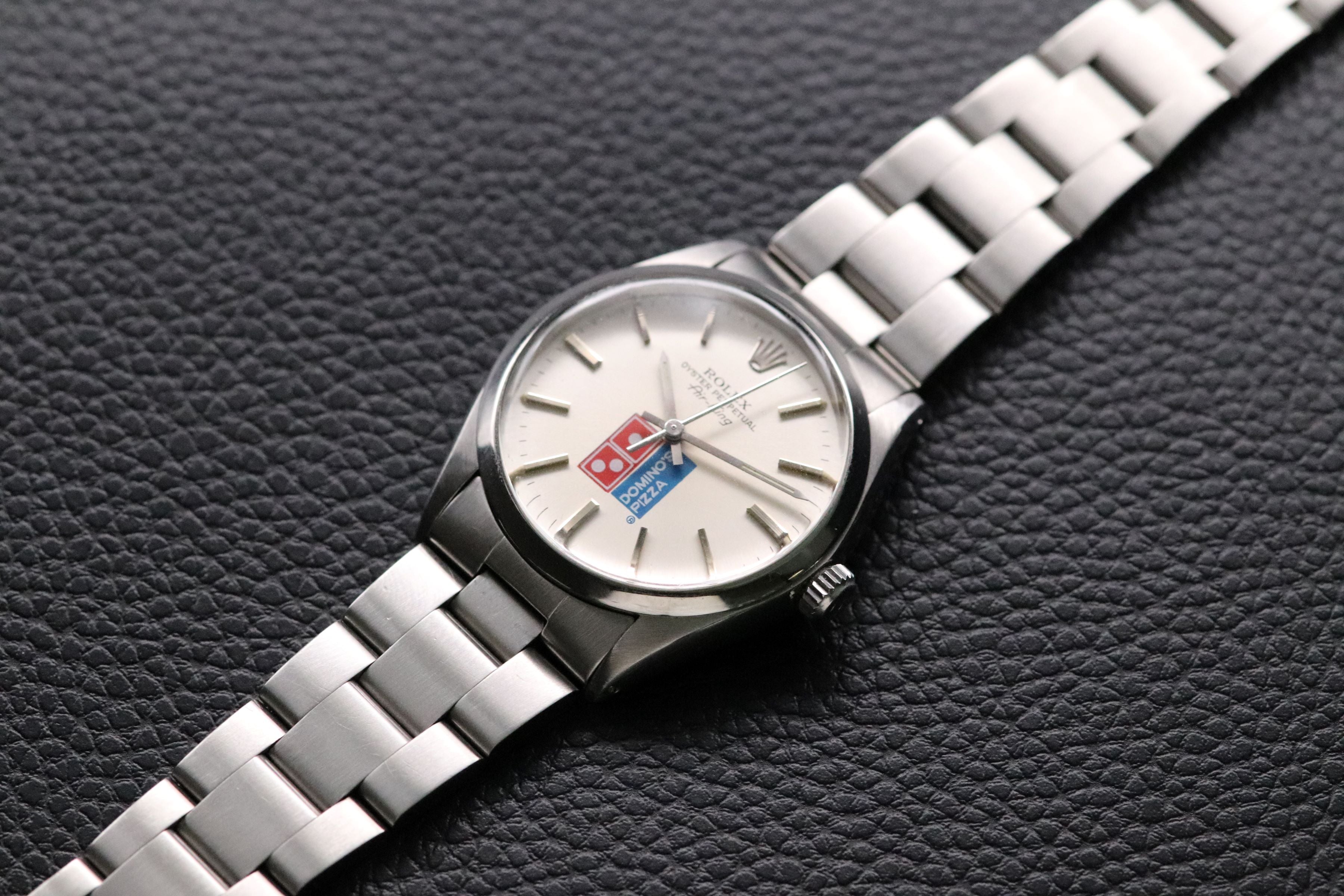 Rolex Air-King 5500 Dominos Pizza 1982 Logo Dial