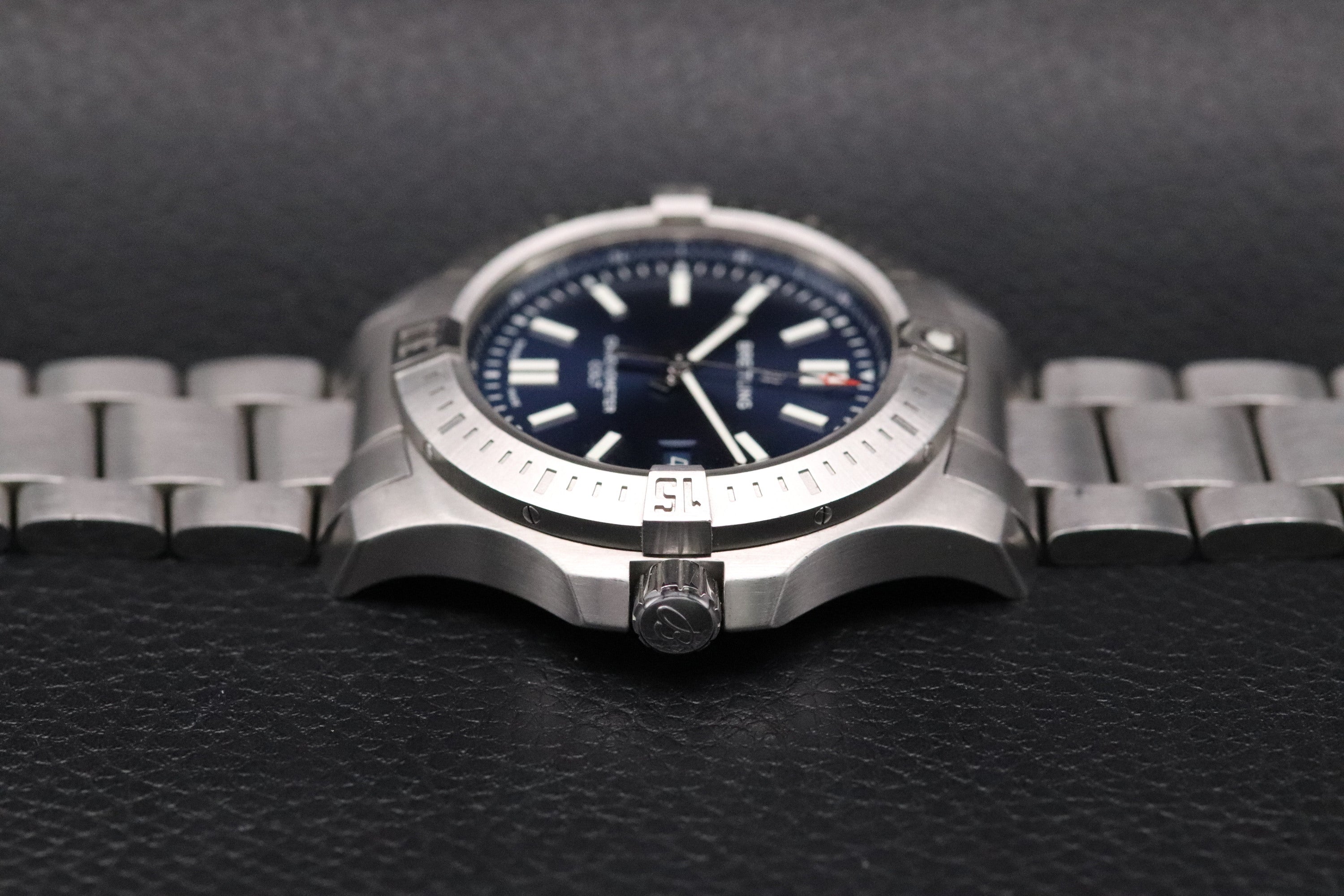 Breitling Colt A17388 Blue Dial Fullset 2018 Box+Papers