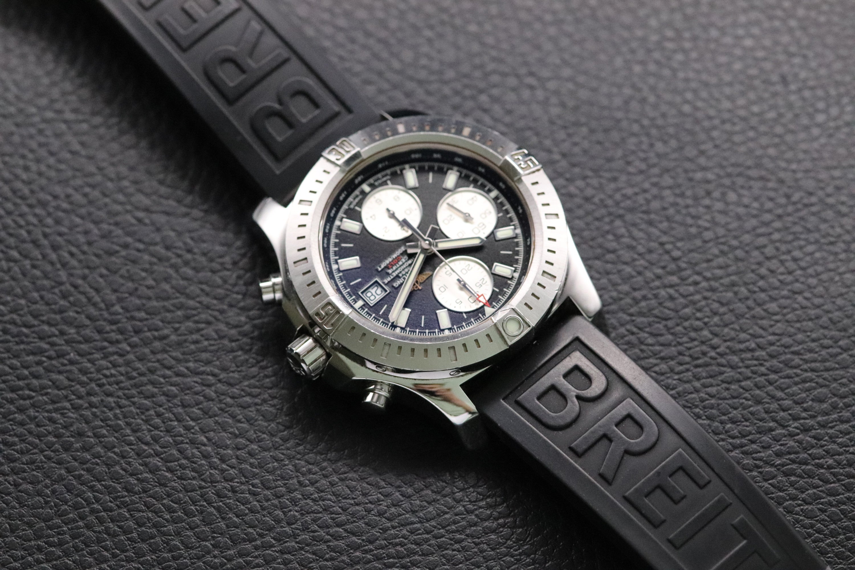 Breitling Colt Chronograph A13388 Black Fullset 2015 Box+Papers