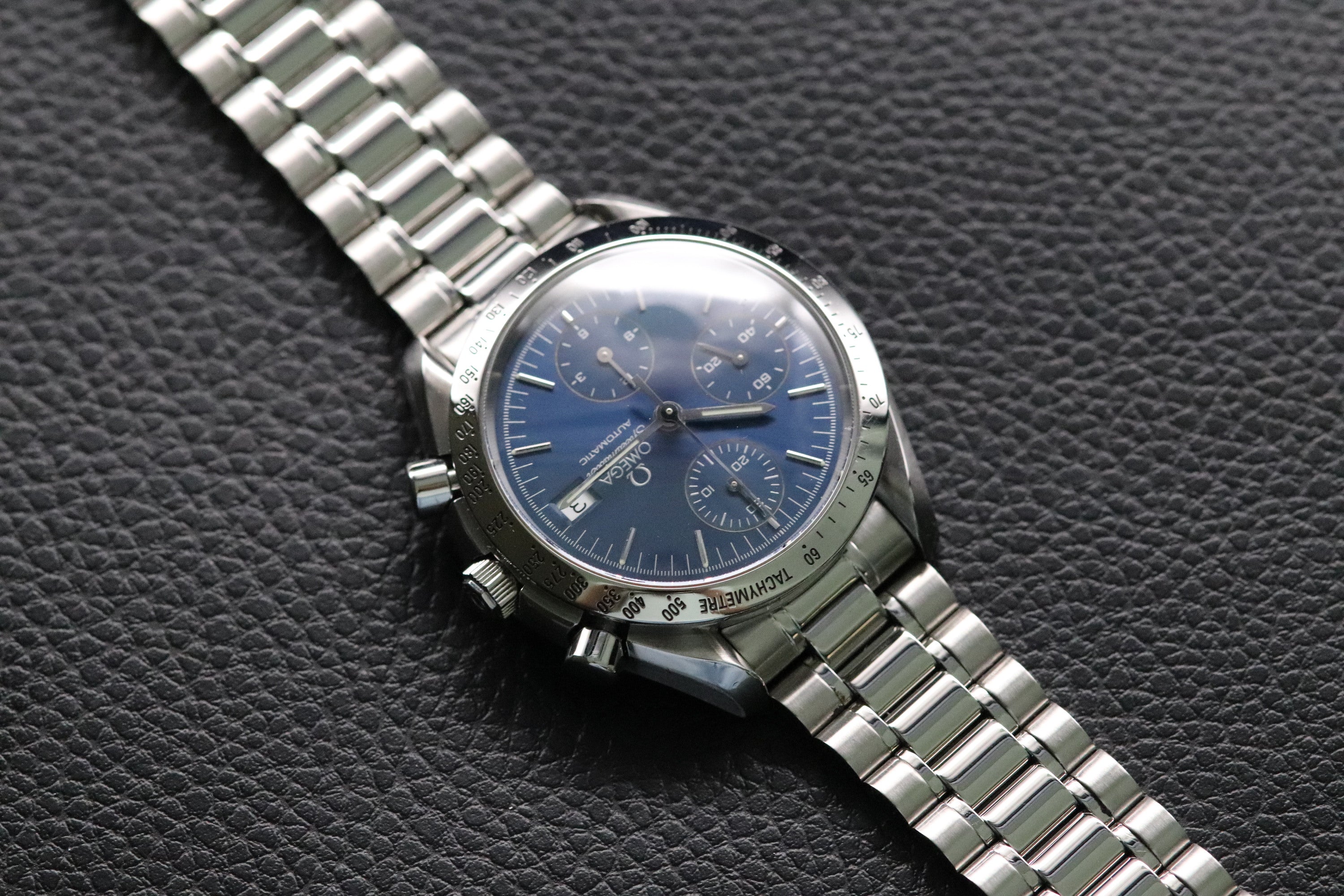 Omega Speedmaster Date 3511.80 Blue Dial 1998