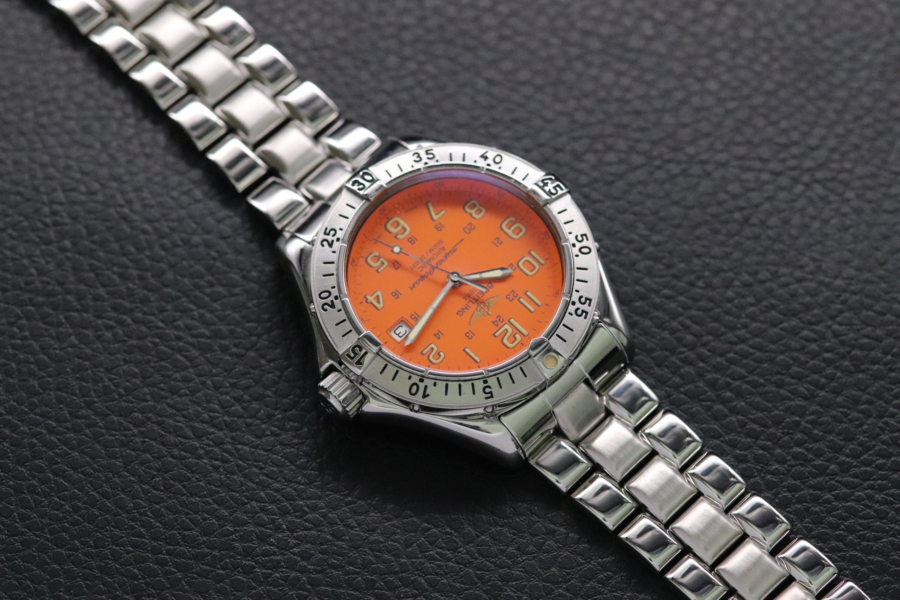 Breitling Superocean A17040 Orange Dial 2000
