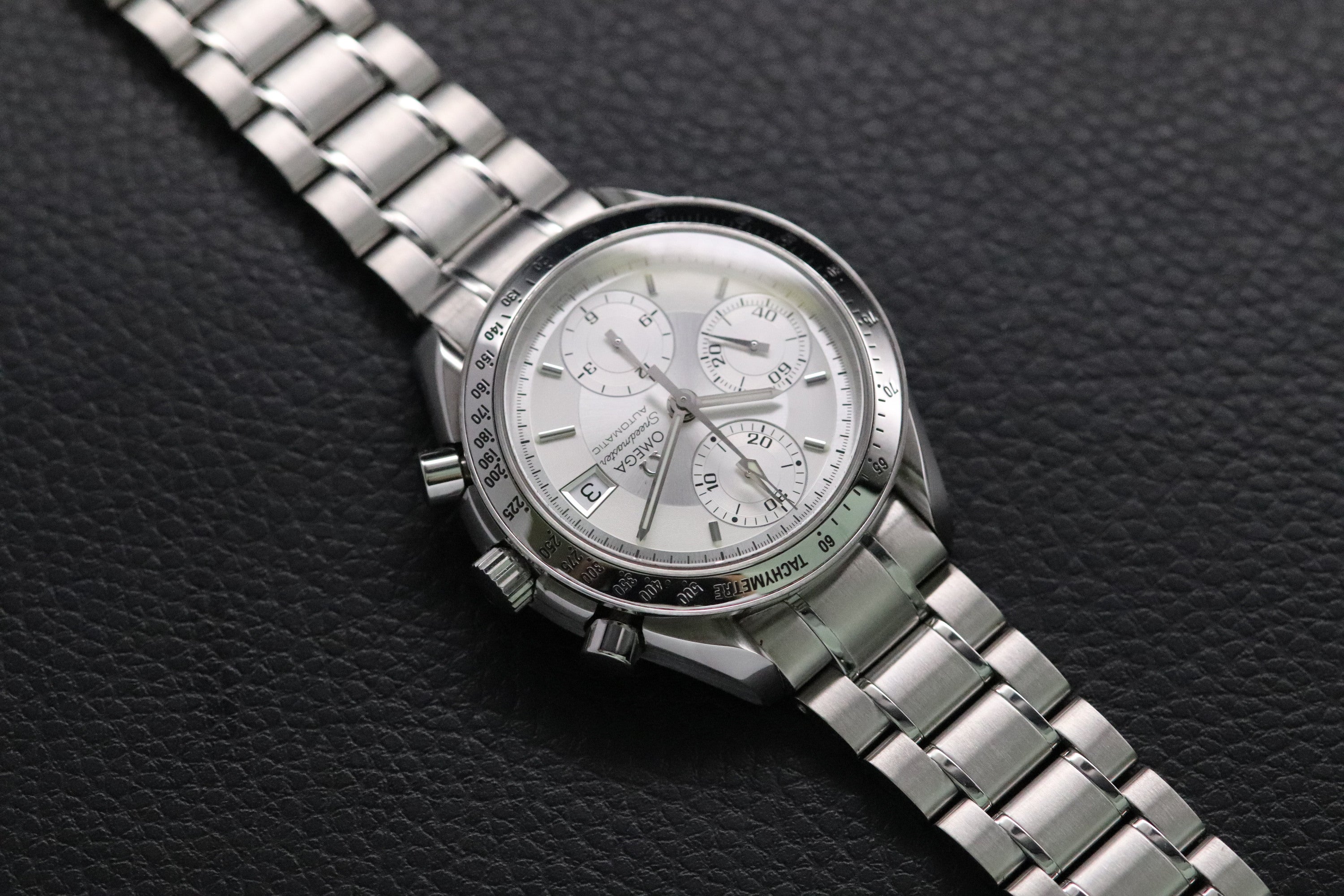 Omega Speedmaster Date 3513.30 Silver Dial 1998